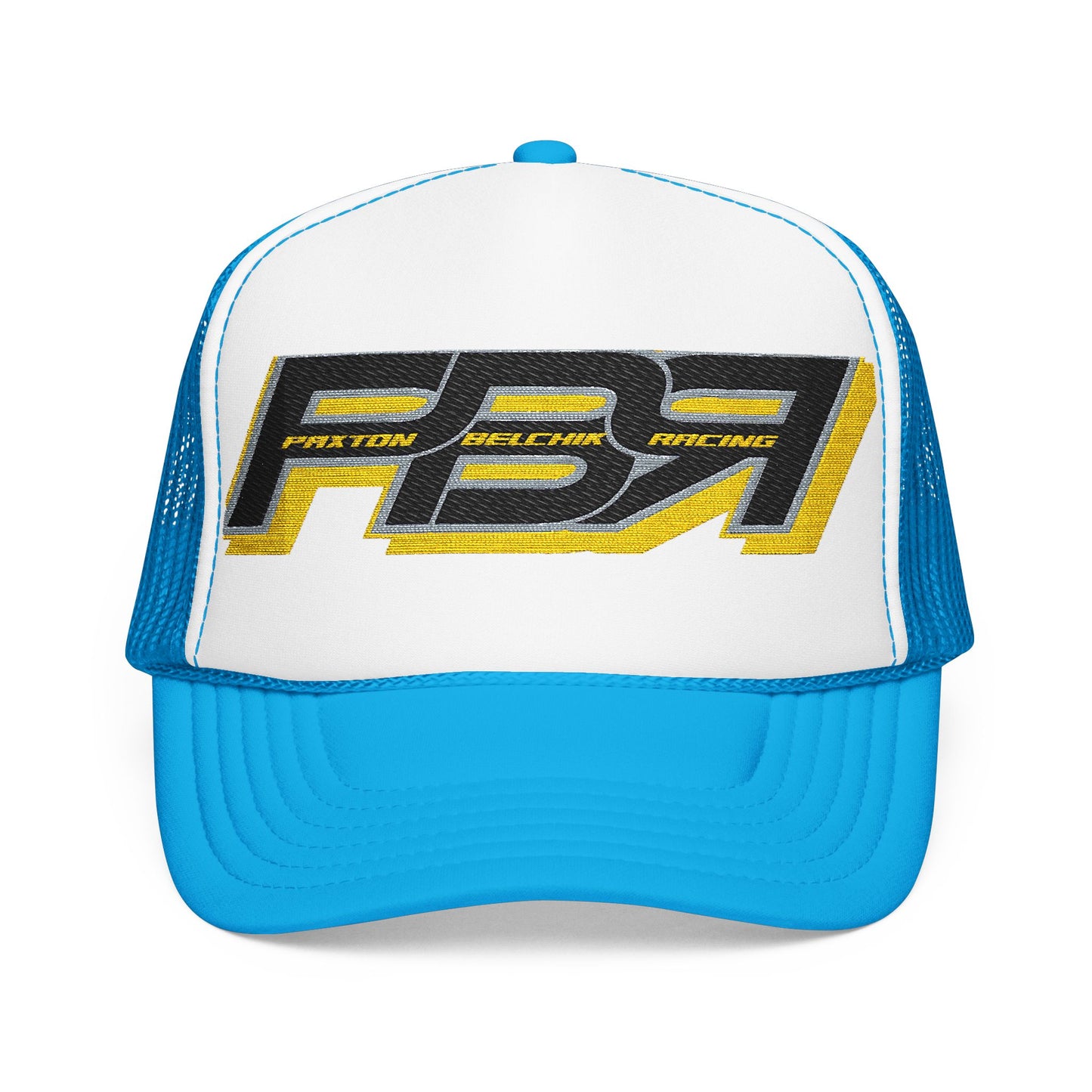 Racing Foam Trucker Hat with Embroidered PB7 Logo