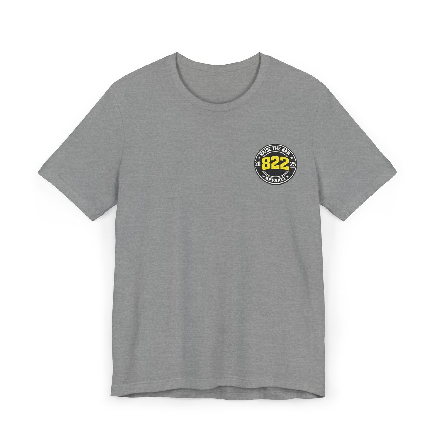 T-Shirt — 'Raise The Bar 822 Apparel' Vintage Athletic Logo Tee