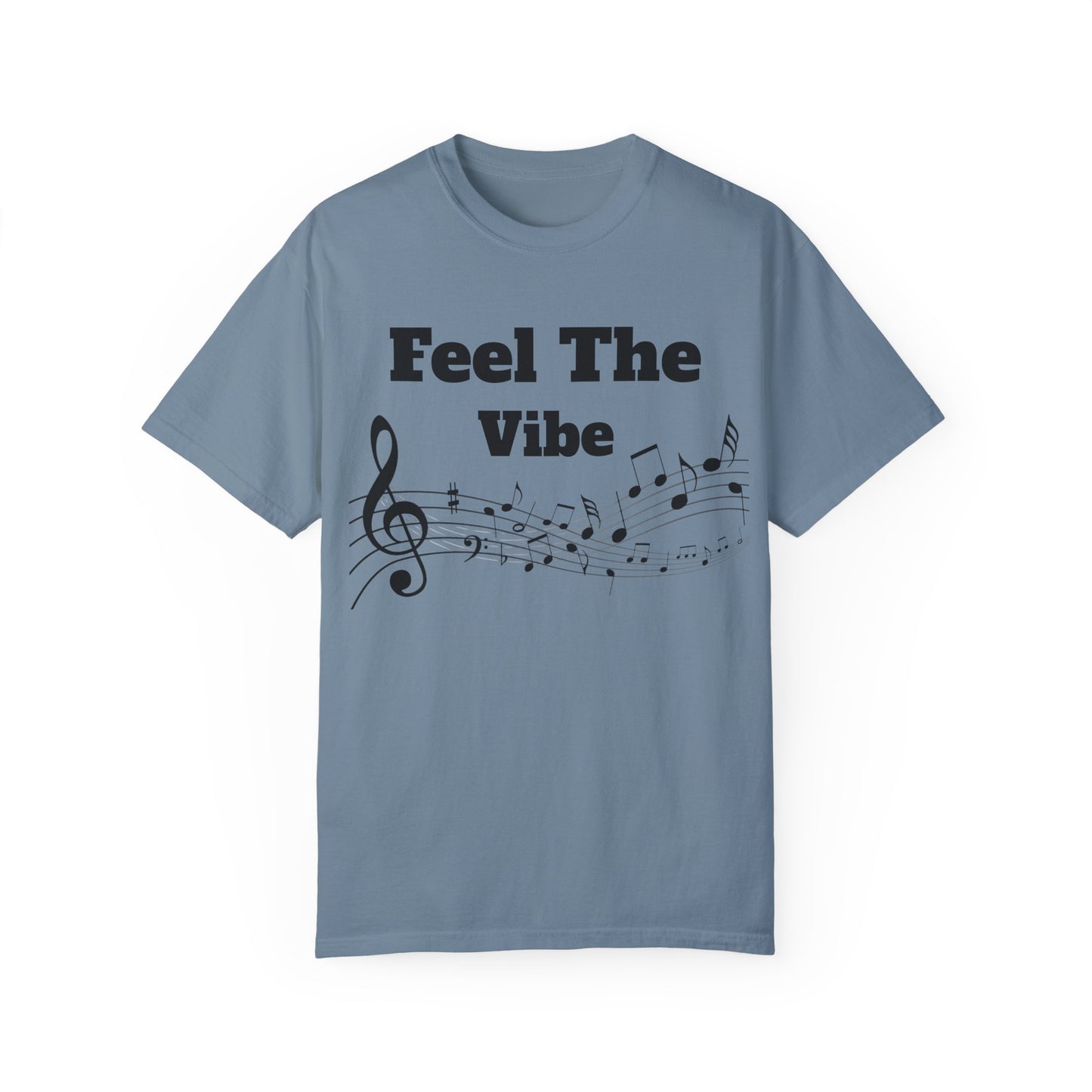 Feel The Bass Unisex Garment-Dyed T-Shirt | Music Lovers Tee