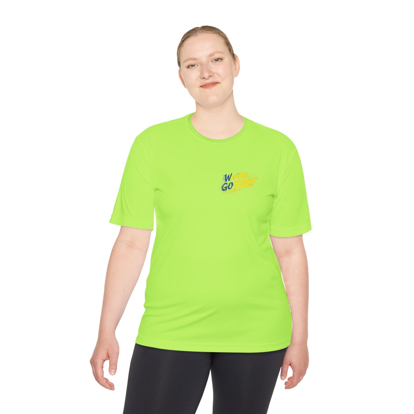 Wanna go Fast Racing Tee — Vintage Sponsor Patch Graphic