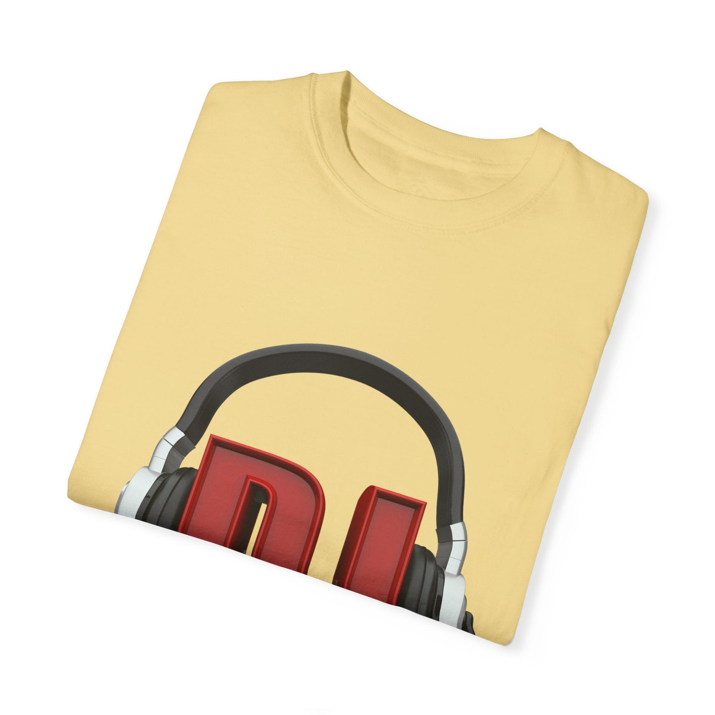 DJ Headset Graphic Unisex Garment-Dyed T-Shirt