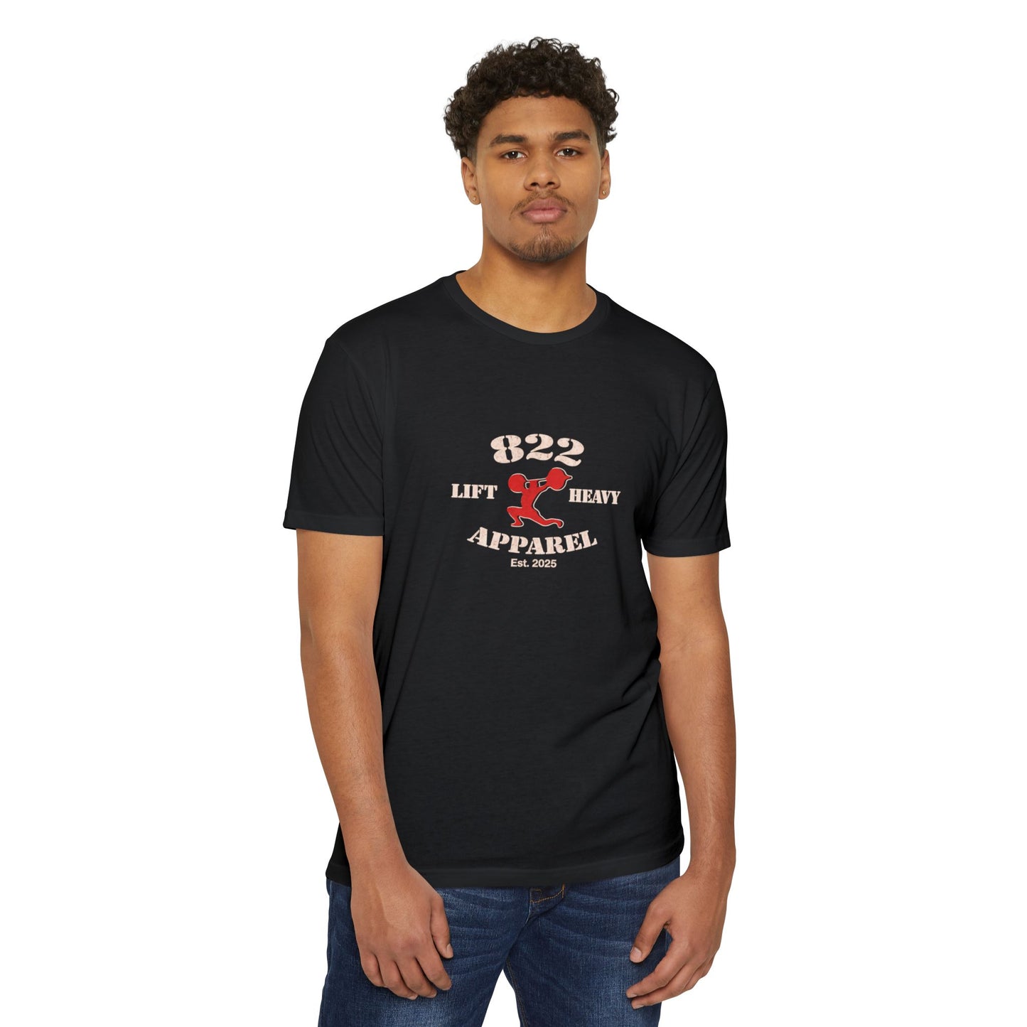 822 Lift Heavy Apparel T-Shirt — Weightlifting Gym Tee