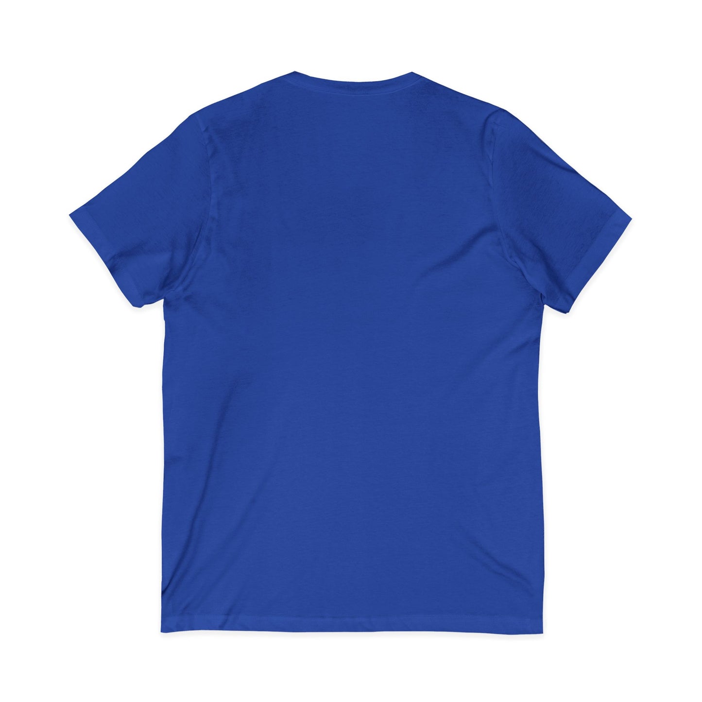 V-Neck Tee “Eight Twenty-Two” Script — Minimal Rose Gold Date Shirt
