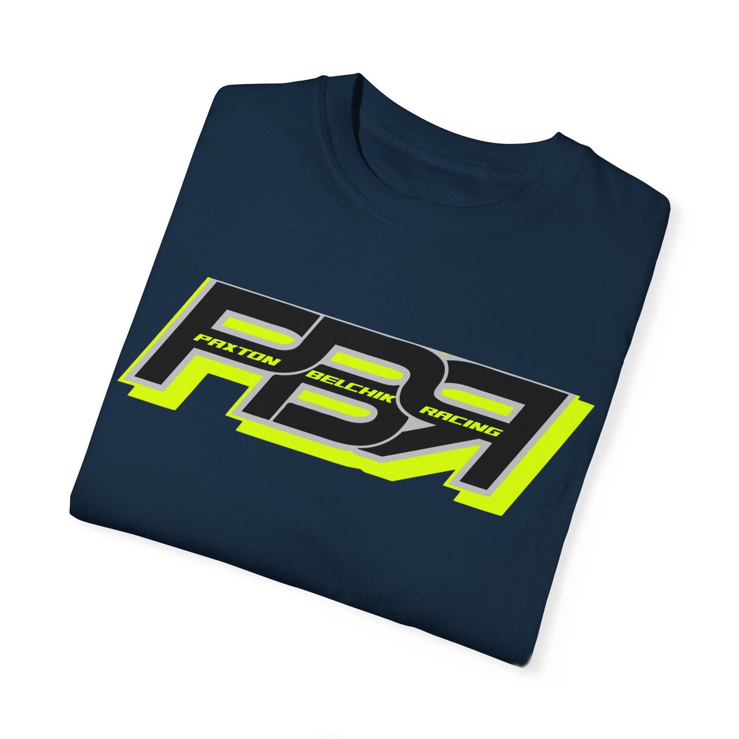 PBR Unisex Garment-Dyed Racing T-Shirt with Bold Graphics