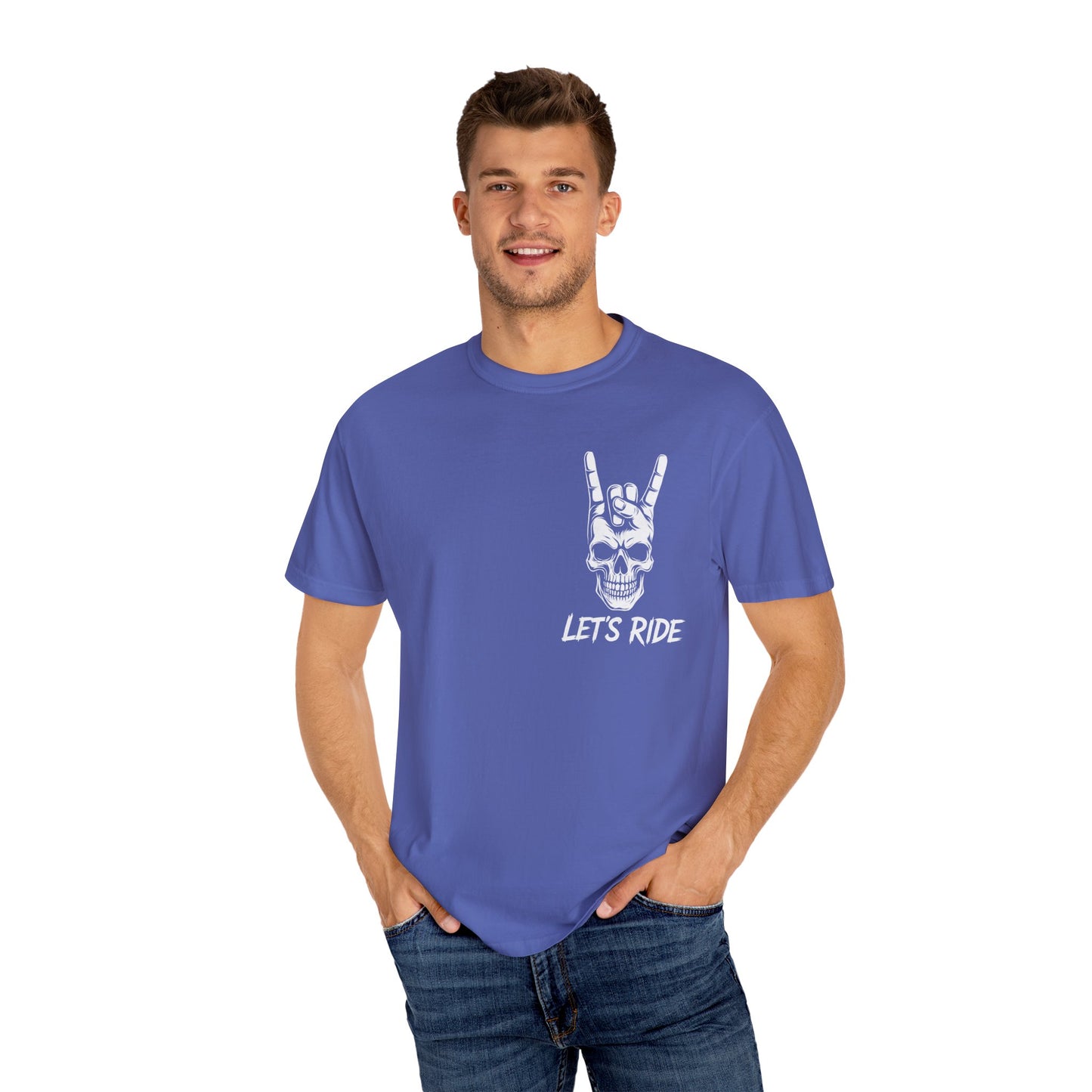 822 Apparel T-Shirt — Bold Maltese Cross Graphic, "Est. 2025" Back Print