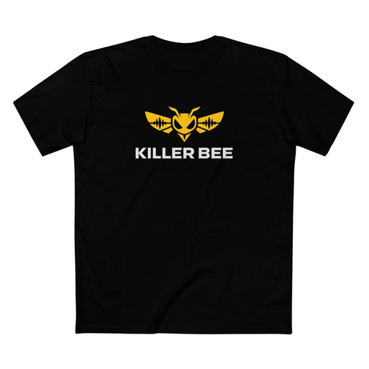 Killer Bee Logo Tee — Bold Yellow Bee Graphic T‑Shirt