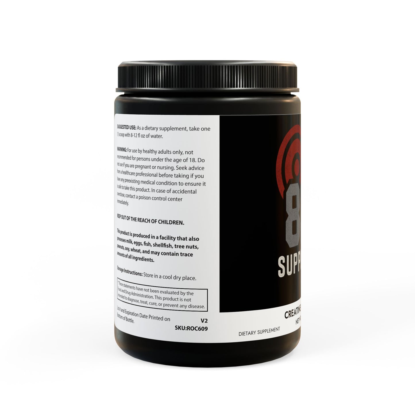 Creatine Monohydrate Supplement (300g, 10.58oz)