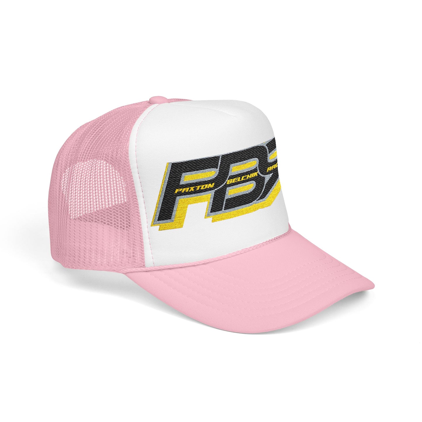 Racing Foam Trucker Hat with Embroidered PB7 Logo