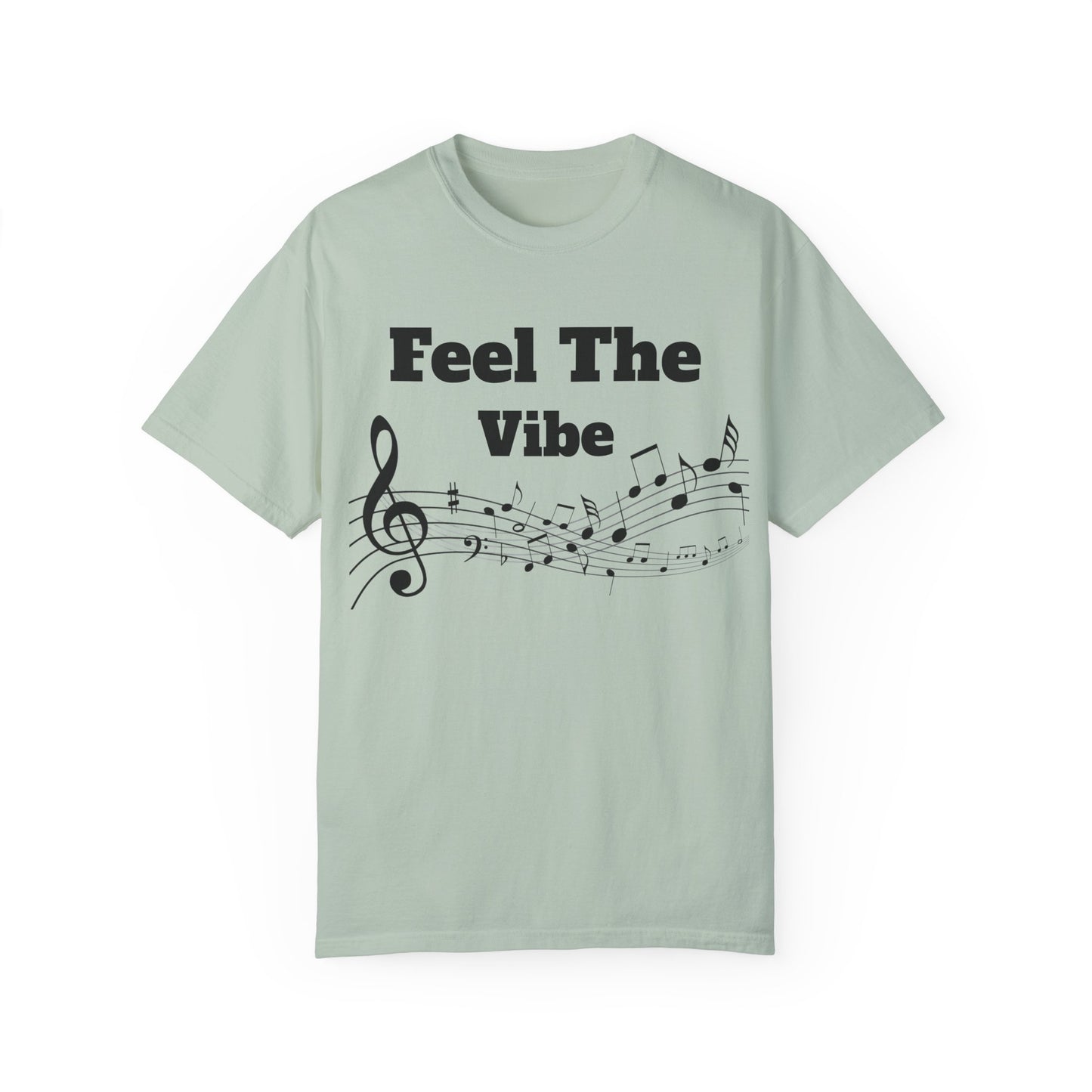 Feel The Bass Unisex Garment-Dyed T-Shirt | Music Lovers Tee