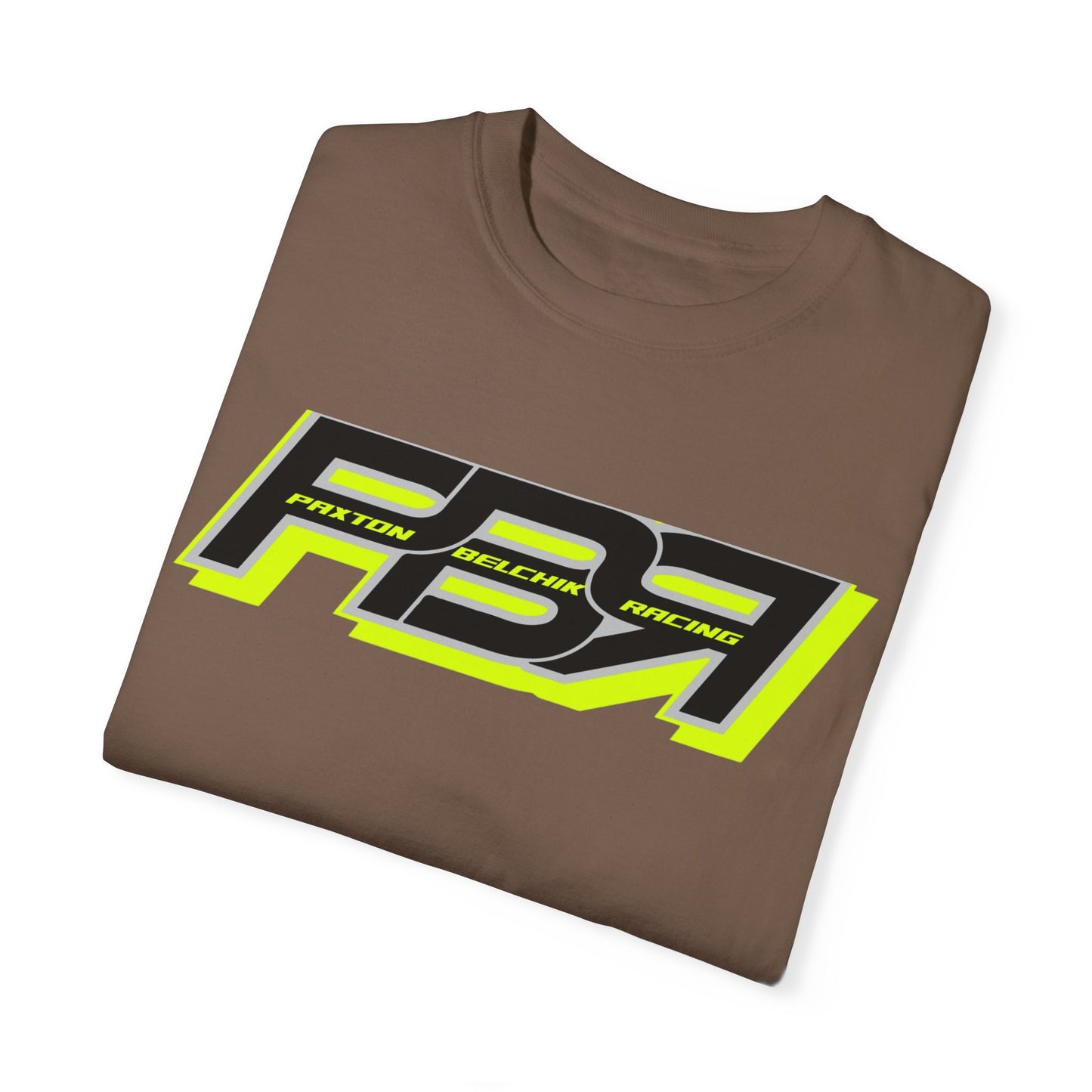 PBR Unisex Garment-Dyed Racing T-Shirt with Bold Graphics