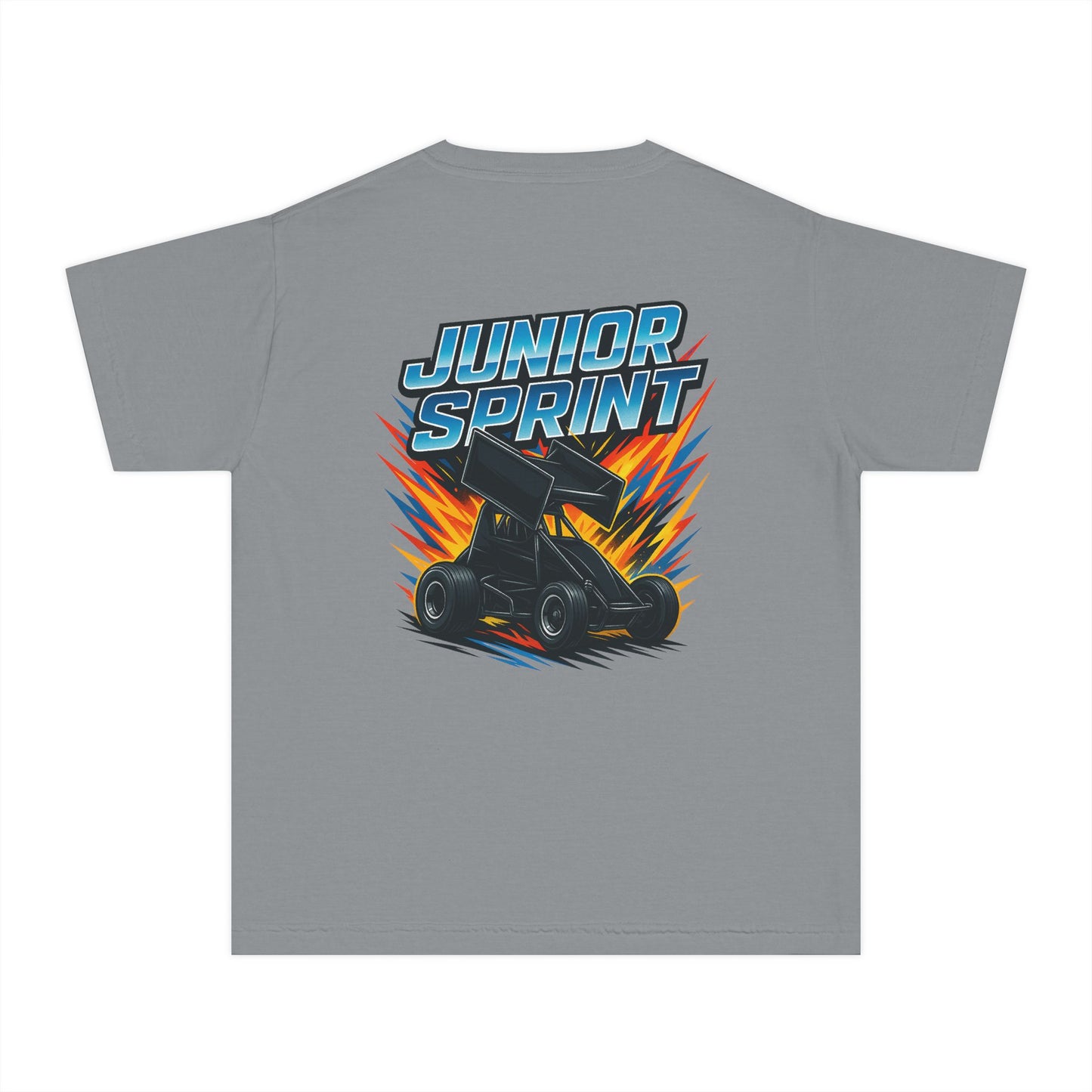 Youth Racing Tee, Cool Racing Shirt for Kids, Junior Sprint T-Shirt, Comfortable T-Shirt for Young Racers, Gift for Racing Fans