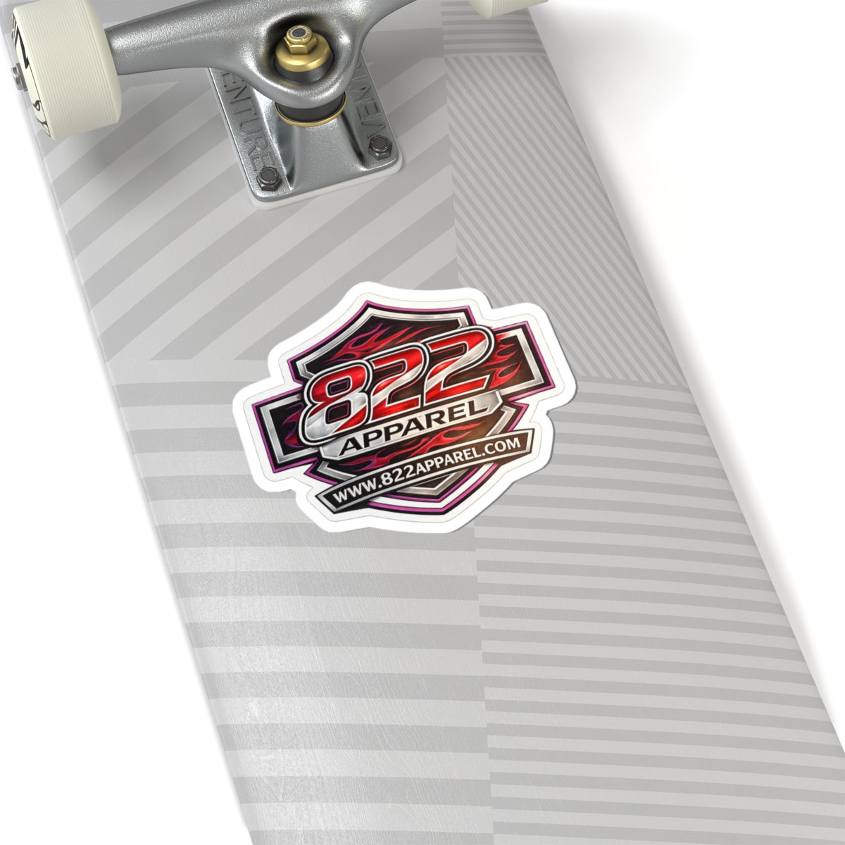 Sticker - 822 Apparel Shield Kiss-Cut Logo Sticker (www.822apparel.com)