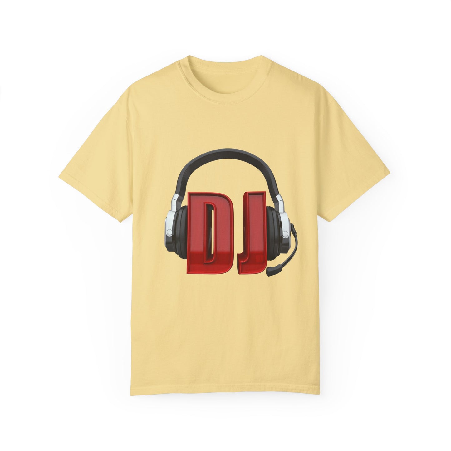 DJ Headset Graphic Unisex Garment-Dyed T-Shirt