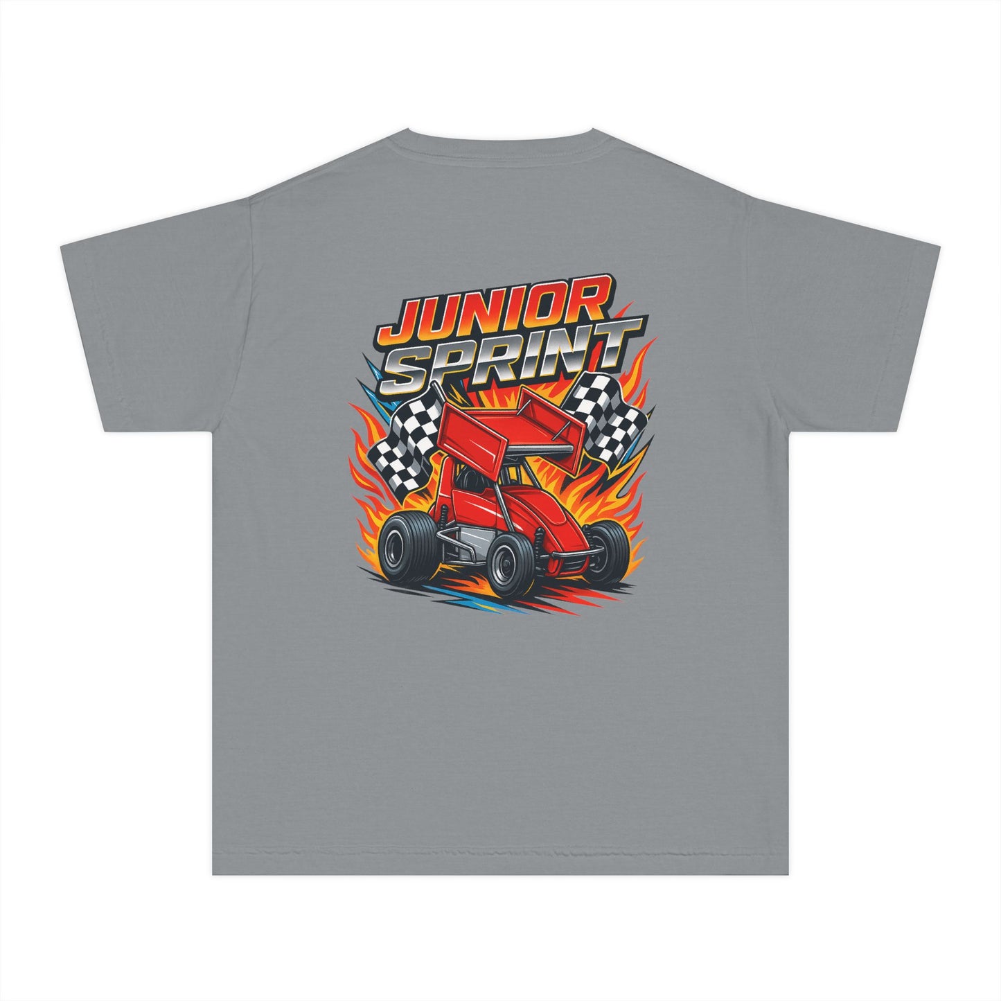 Youth Racing Tee - Perfect for Little Speedsters, Junior Sprint Fans, Birthday Gifts, Racing Events, Everyday Wear