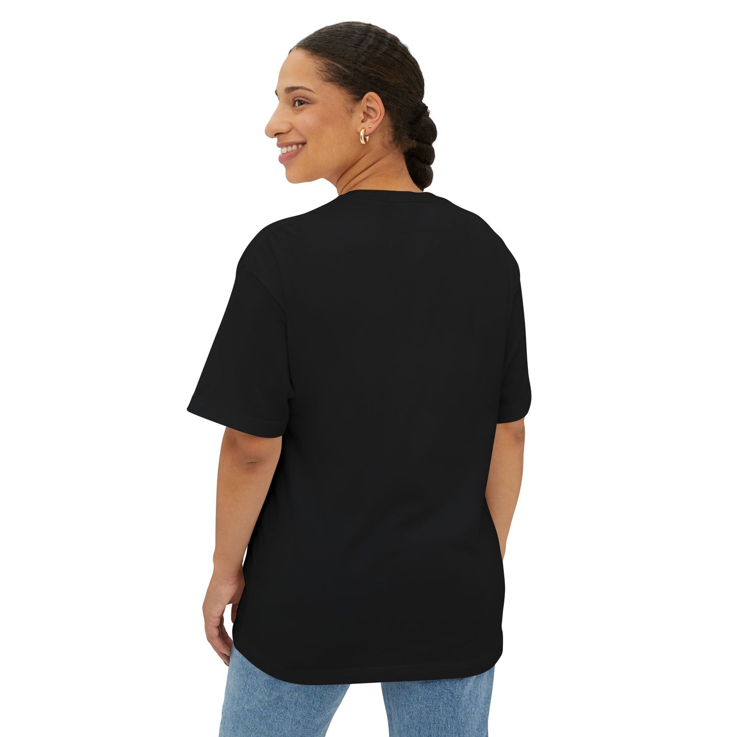 Colorful Silhouette Unisex Oversized Boxy Tee - Casual Streetwear for Everyday Style