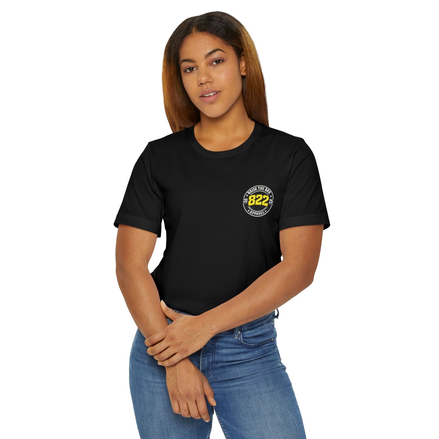 T-Shirt — 'Raise The Bar 822 Apparel' Vintage Athletic Logo Tee