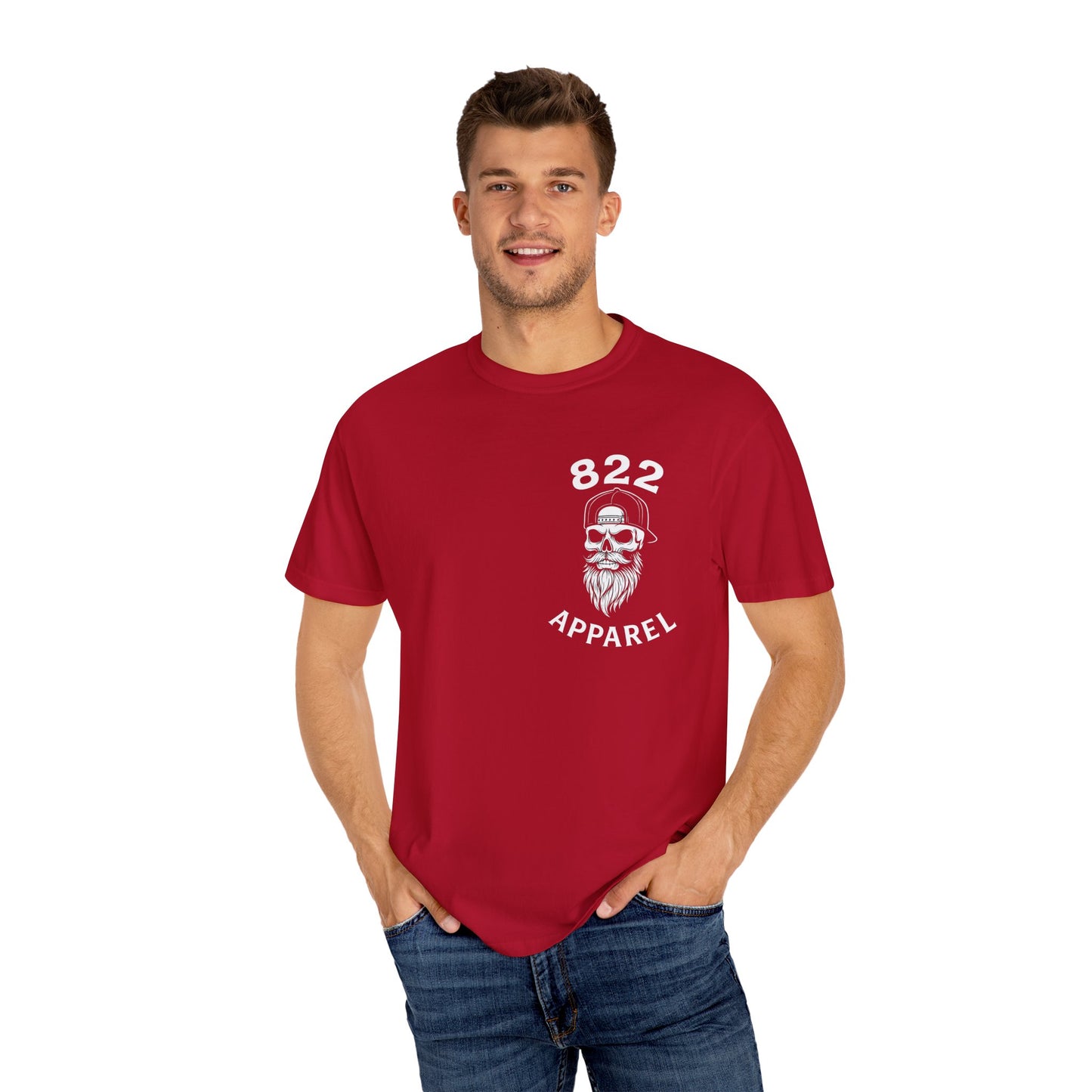 Casual Graphic T-Shirt: 822 Apparel with Vintage Beard Design