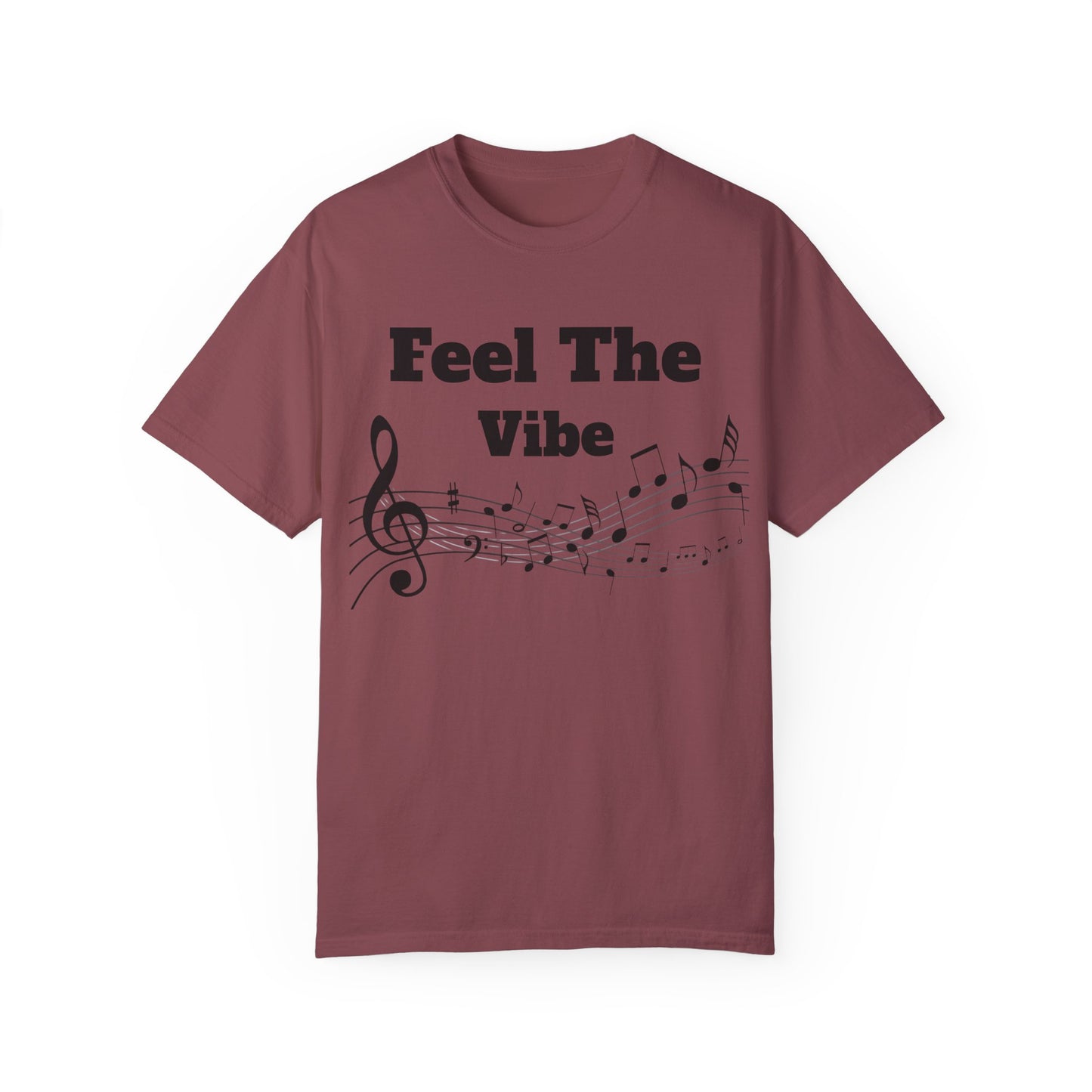 Feel The Bass Unisex Garment-Dyed T-Shirt | Music Lovers Tee