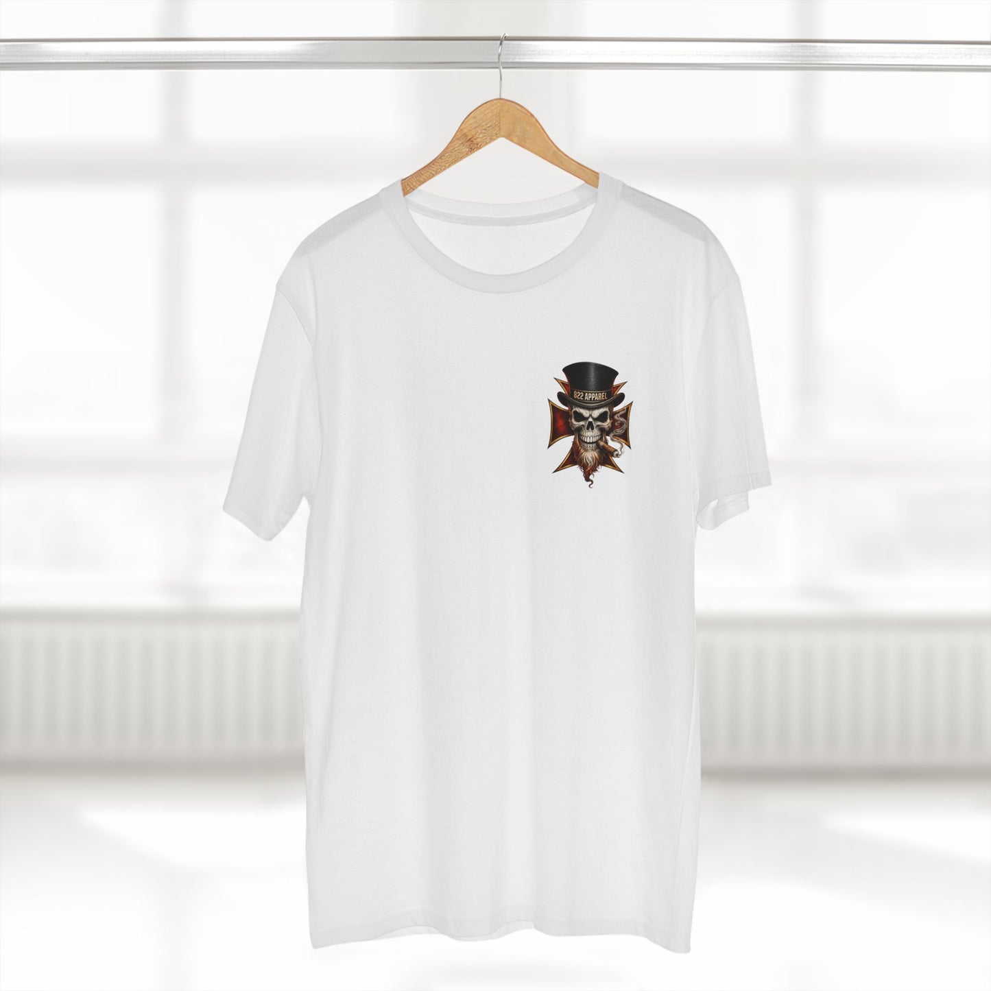 Skull Top Hat Tee — 822 Apparel Graphic T‑Shirt