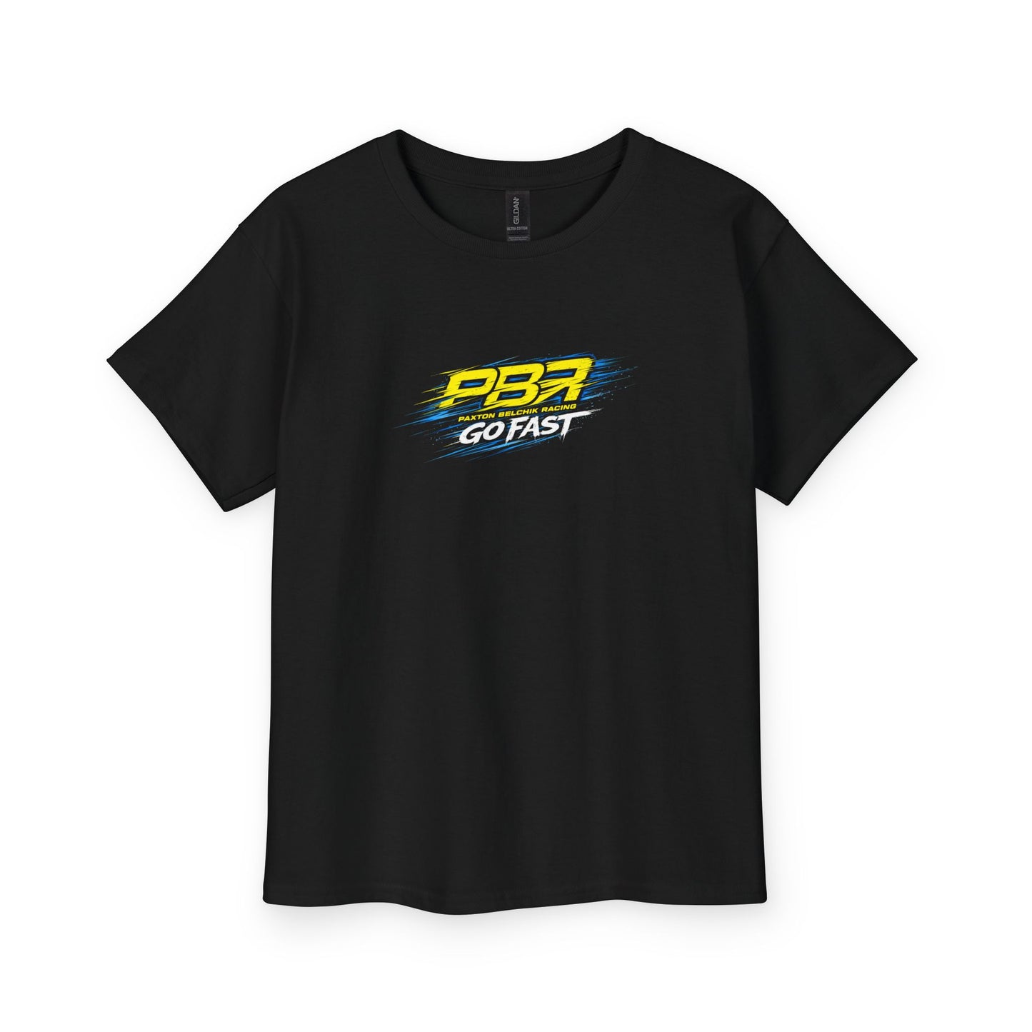 Youth Racing Tee – PBR “Go Fast” Graphic Car & Driver Design