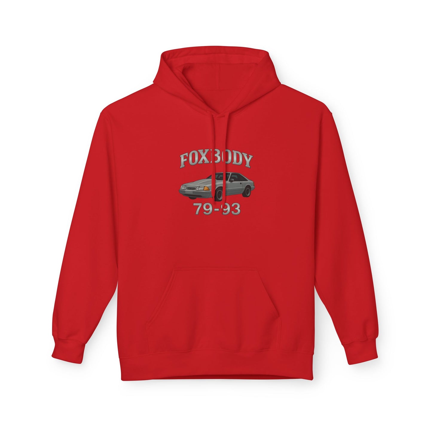 Fox Body Car Enthusiast Hoodie, Vintage Auto Apparel, Gift for Car Lovers, Unisex Fleece Sweatshirt, Classic Car Merchandise