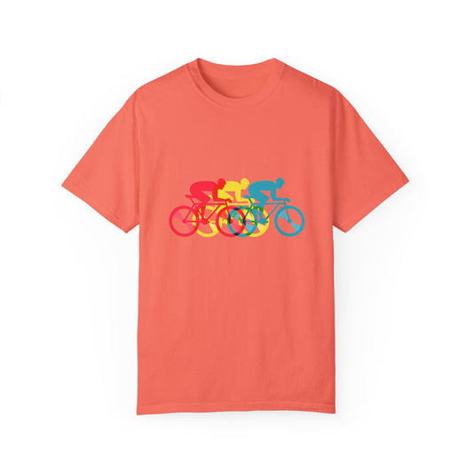 Colorful Cycling Unisex T-Shirt - Perfect for Bike Enthusiasts