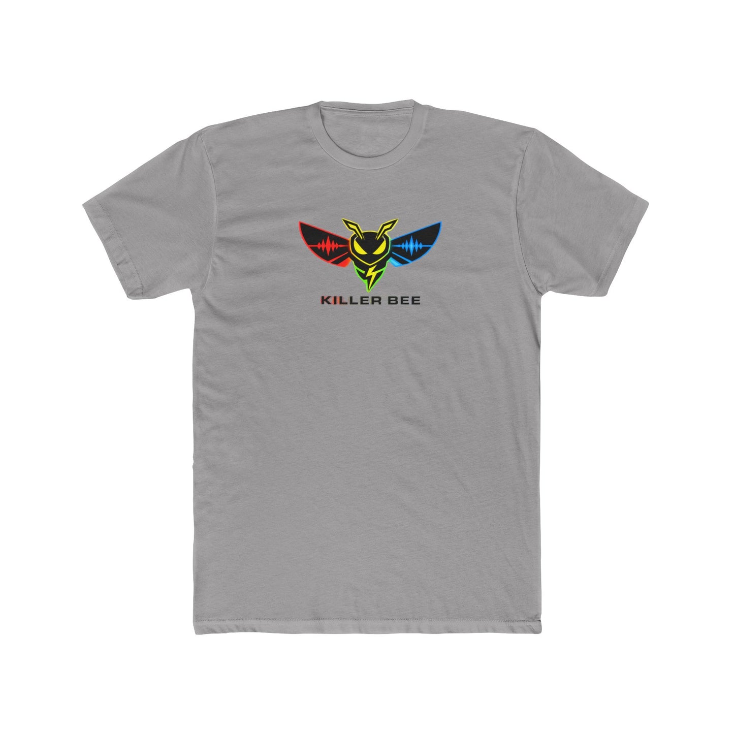 Killer Bee Logo Tee — Colorful Winged Bee Graphic T-Shirt