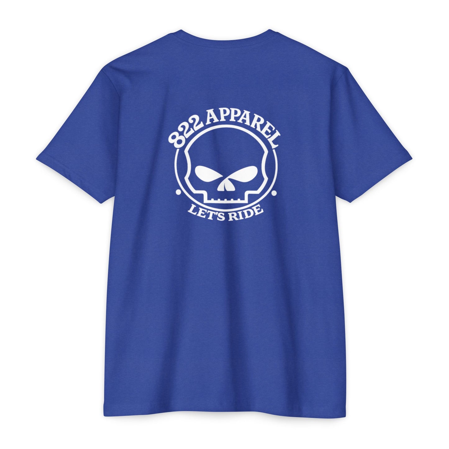 Skull Logo "822 Apparel - Let's Ride" T-Shirt