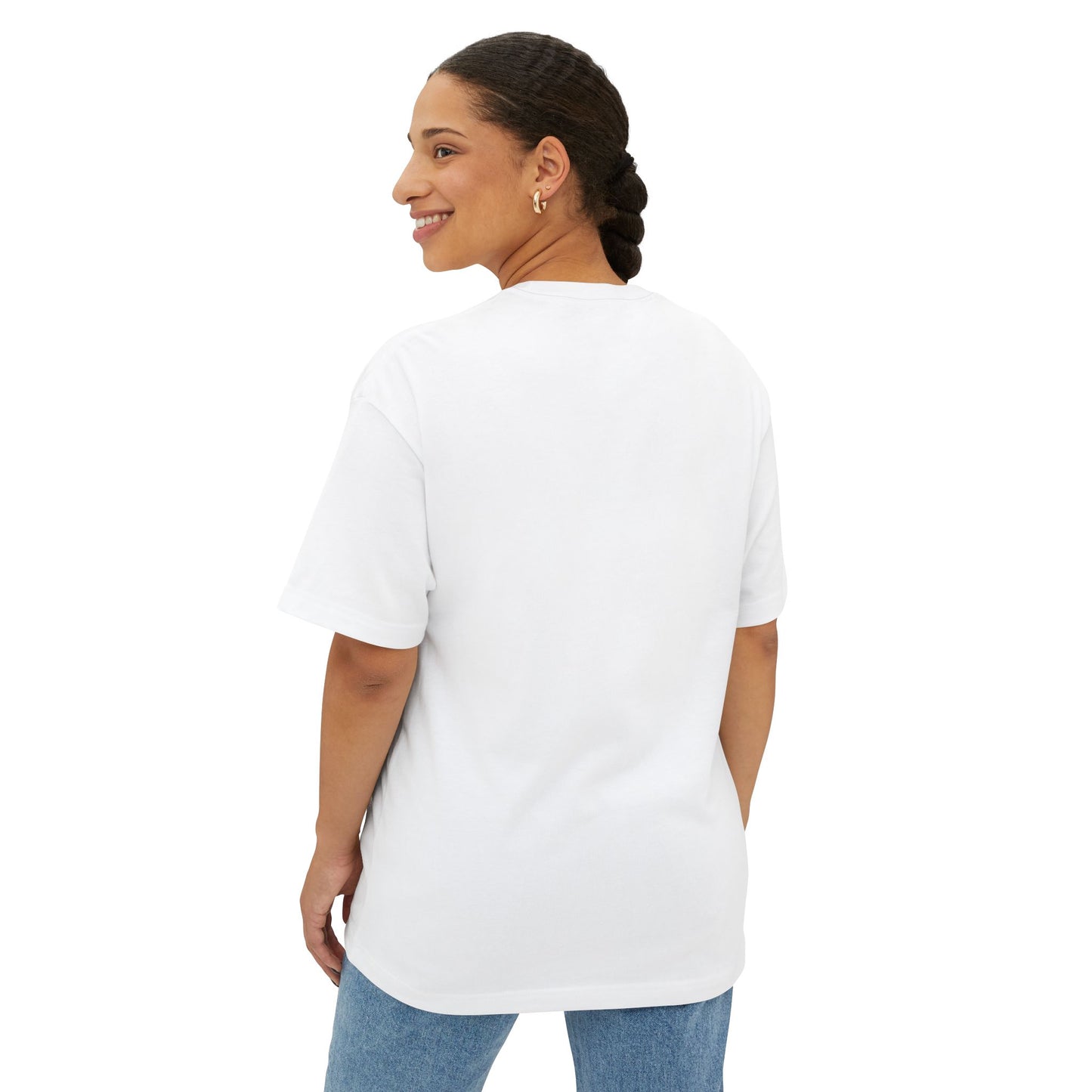 Colorful Silhouette Unisex Oversized Boxy Tee - Casual Streetwear for Everyday Style