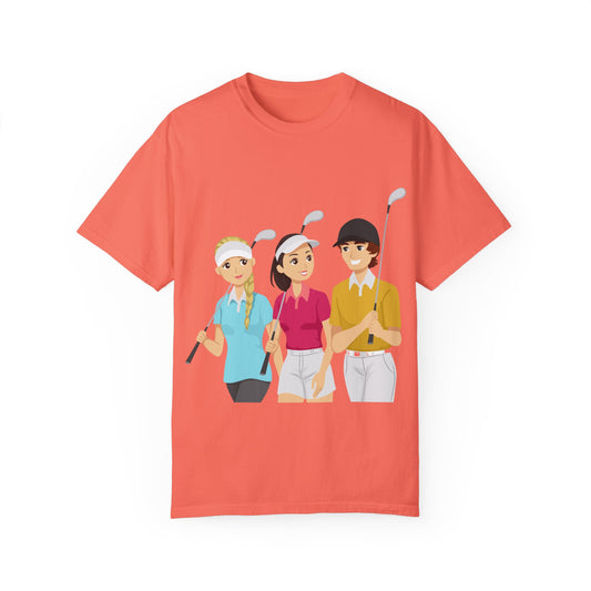 Women's Golf Vibes Garment-Dyed T-Shirt - Perfect for Golf Lovers!