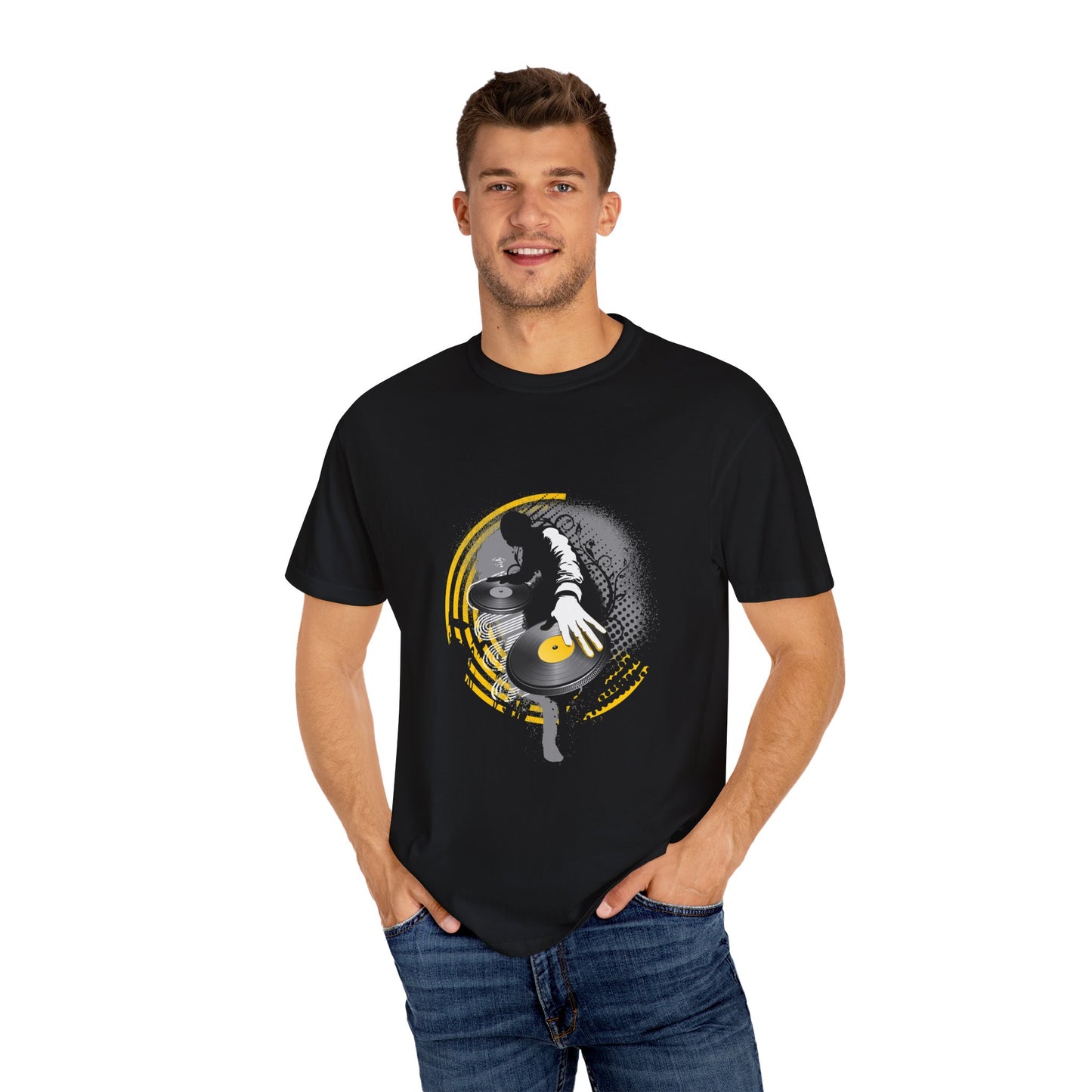 Vibrant DJ Graphic Unisex T-Shirt - Perfect for Music Lovers