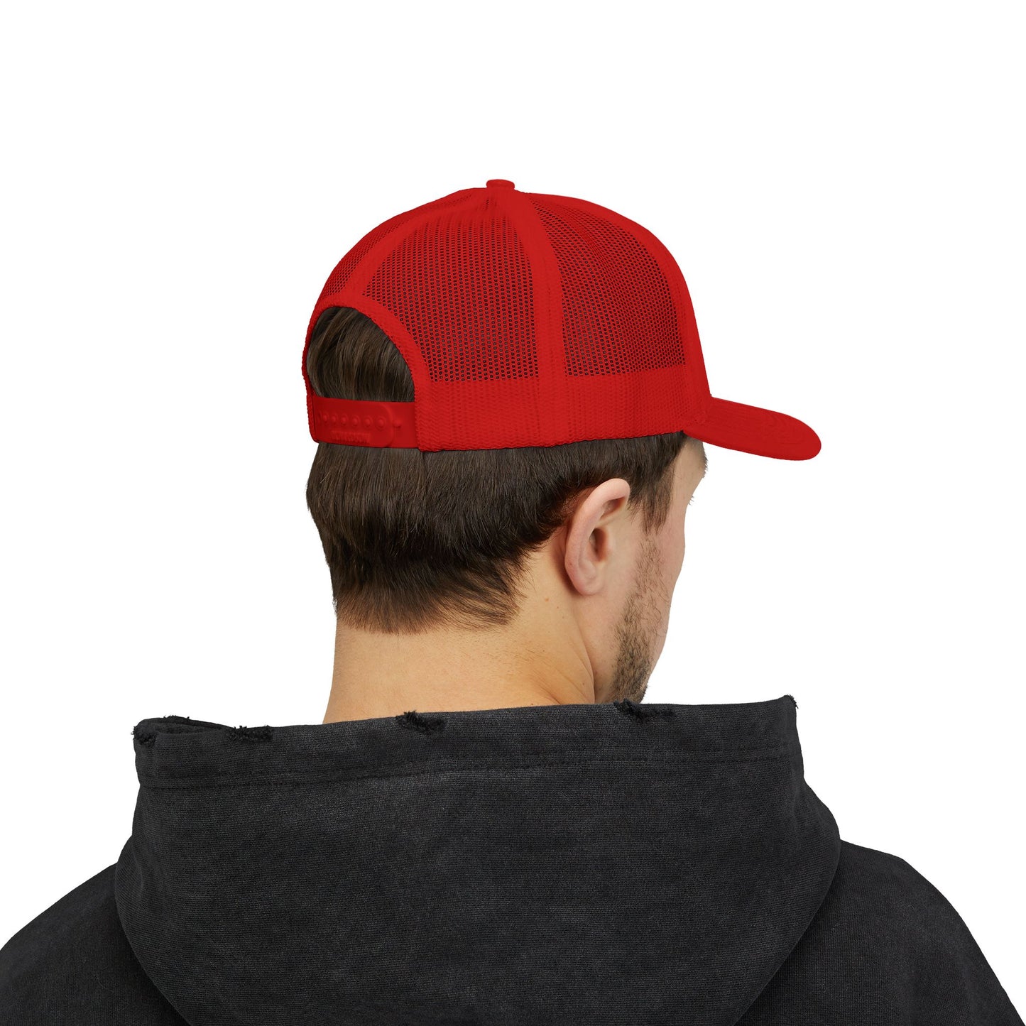 822 Trucker Hat with Crossed Oars Logo — 822 Apparel Snapback Cap