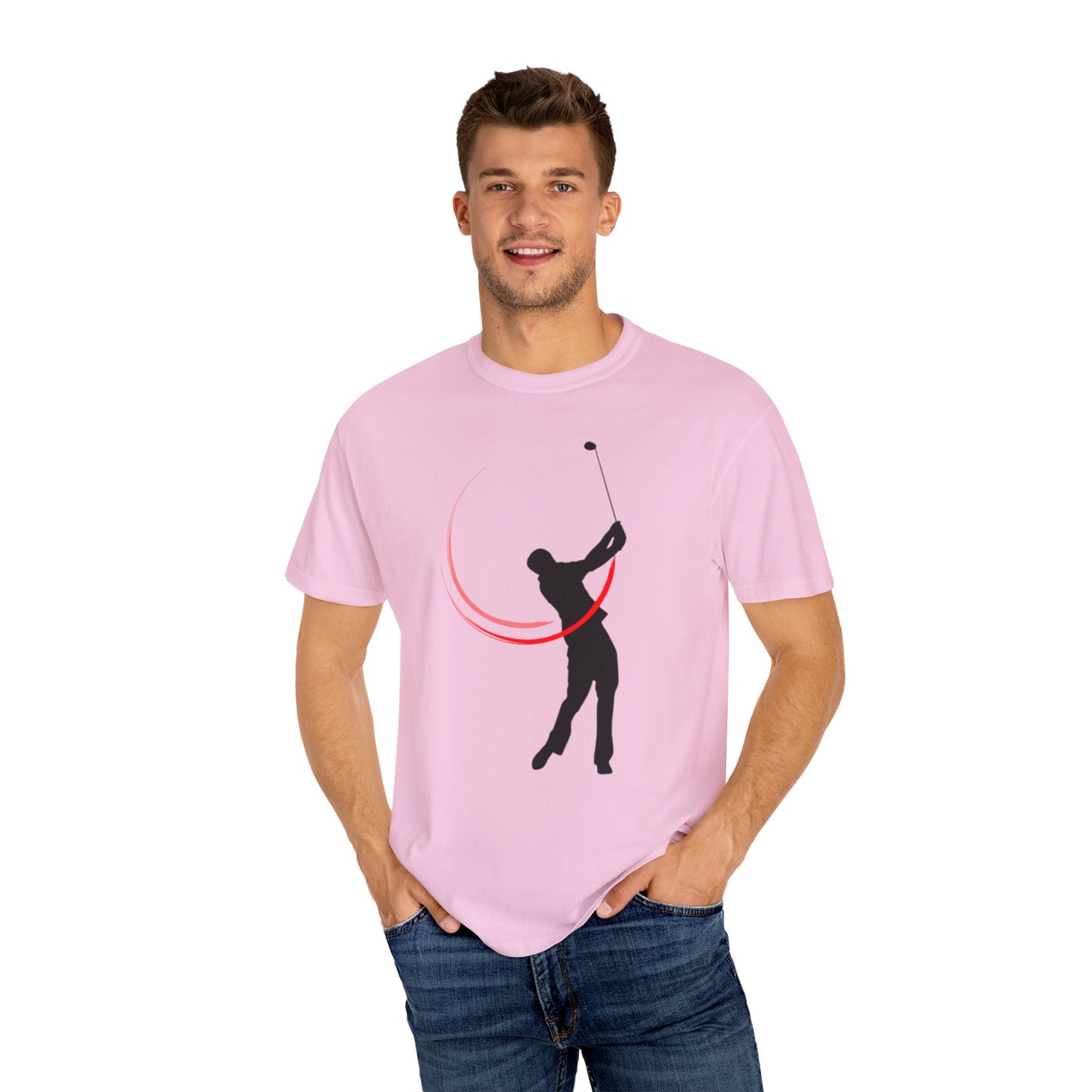 Golf Swing Unisex Garment-Dyed T-Shirt - Sporty and Casual Wear