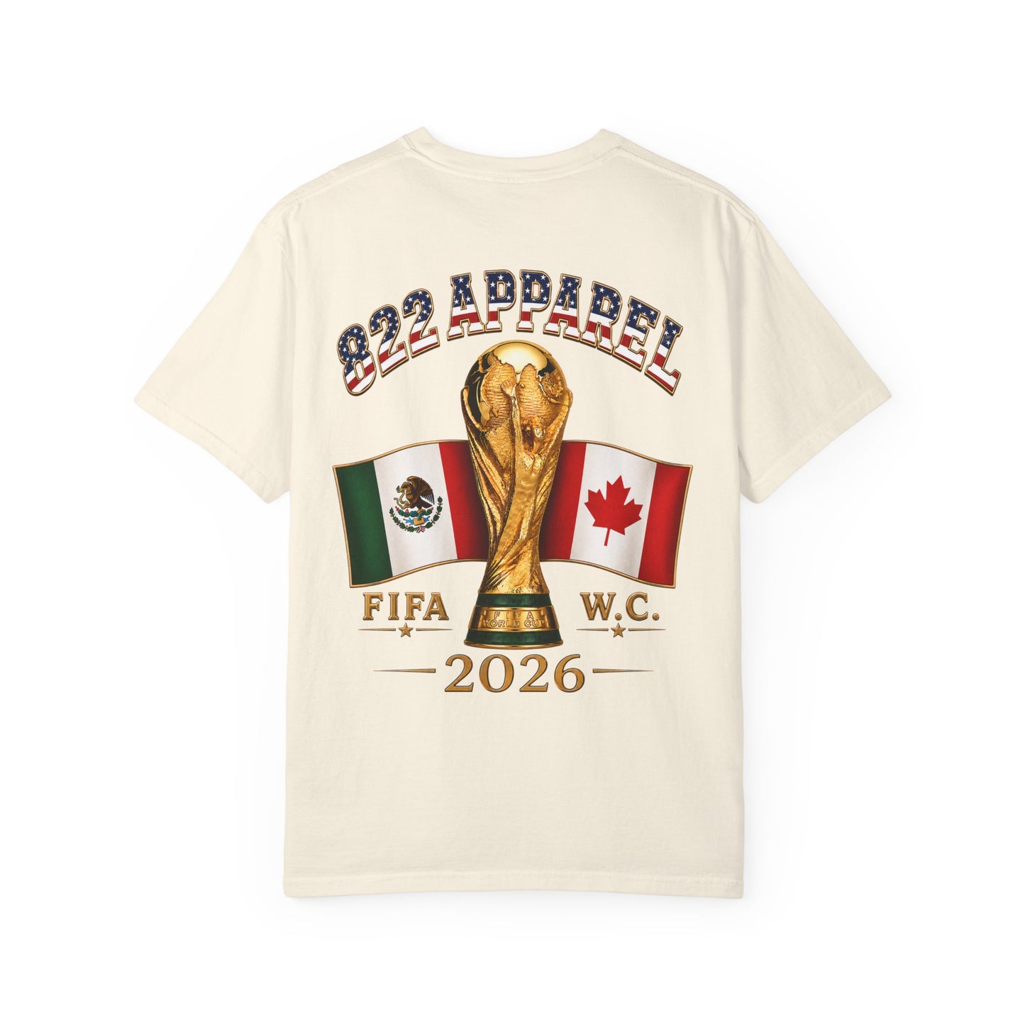 World Cup 2026 T-Shirt — FIFA W.C. Mexico USA Canada Flag Soccer Tee