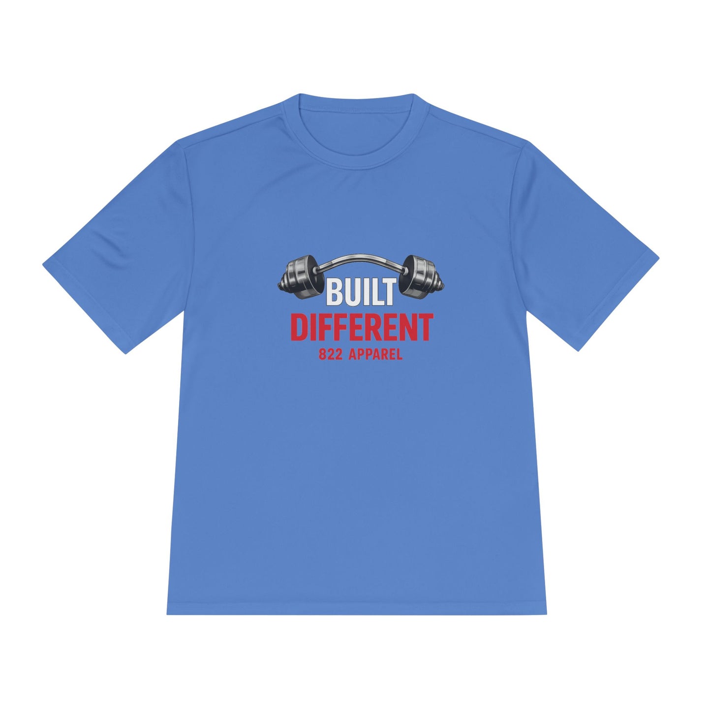 Built Different Weightlifting Tee — “Built Different” Gym Workout Shirt