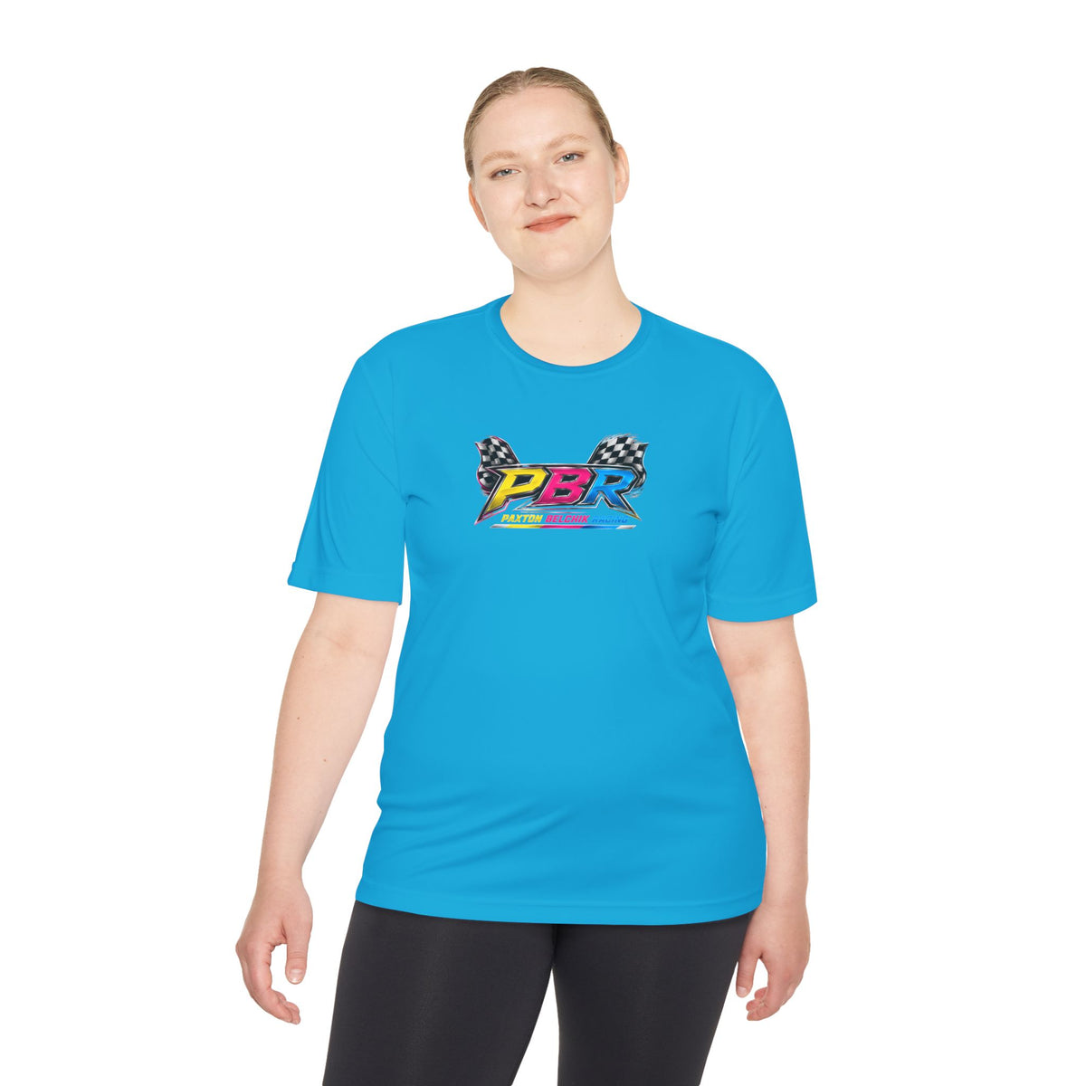 Dri Fit PBR Racing Tee — Vintage Sponsor Patch Graphic