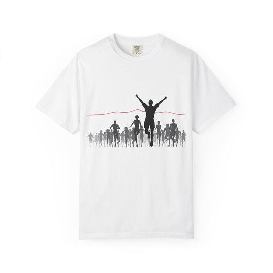 Victory Run Unisex Garment-Dyed T-shirt