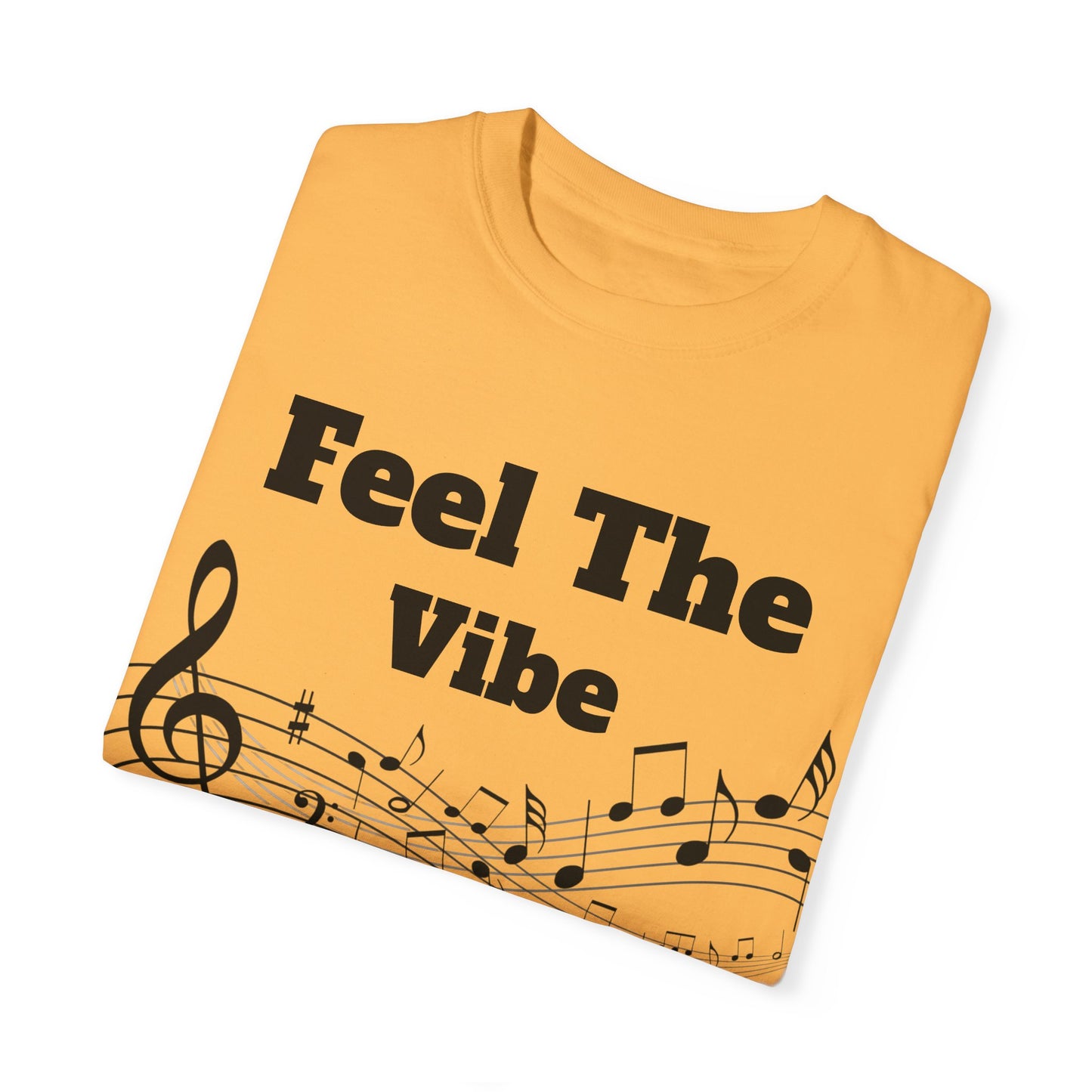 Feel The Bass Unisex Garment-Dyed T-Shirt | Music Lovers Tee