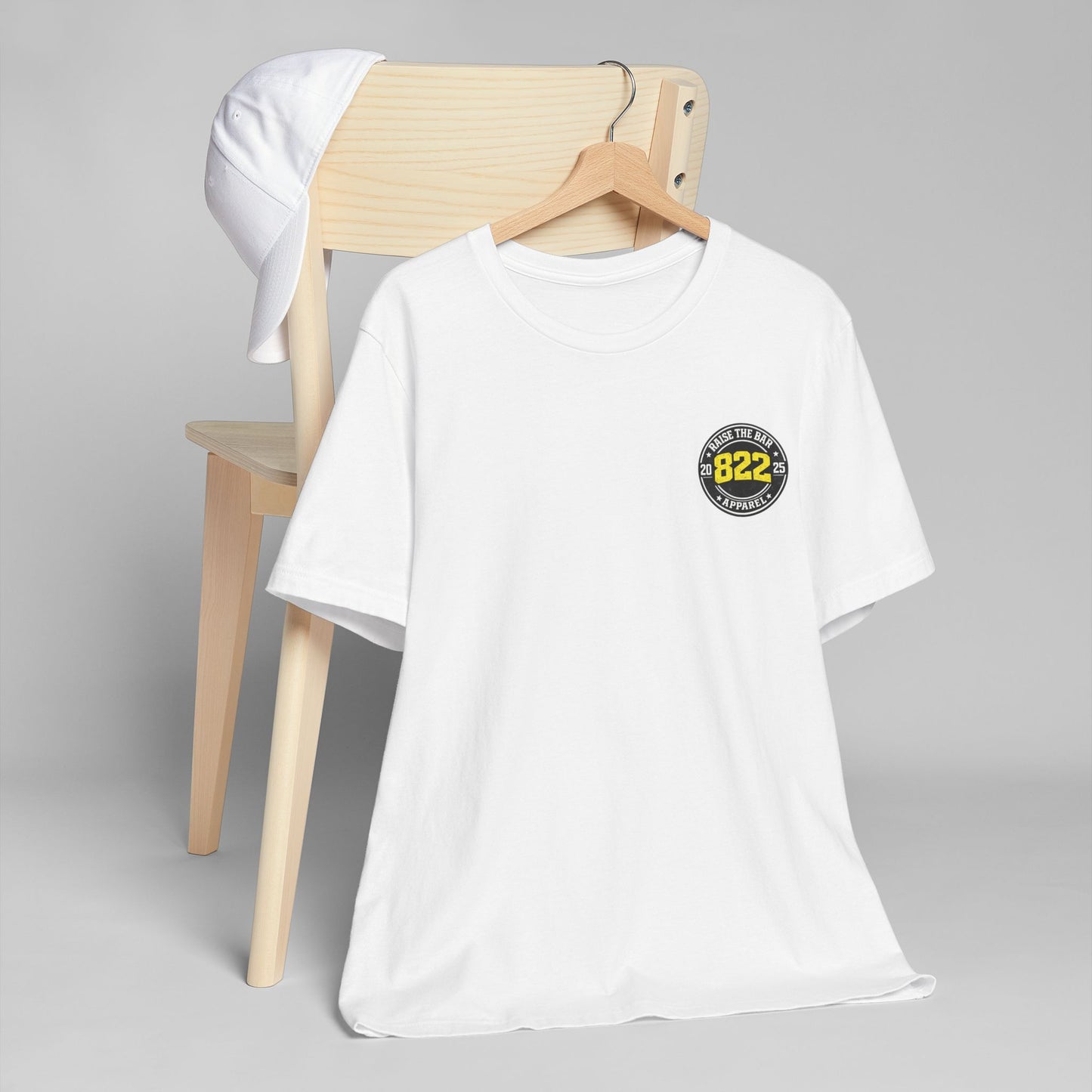 T-Shirt — 'Raise The Bar 822 Apparel' Vintage Athletic Logo Tee