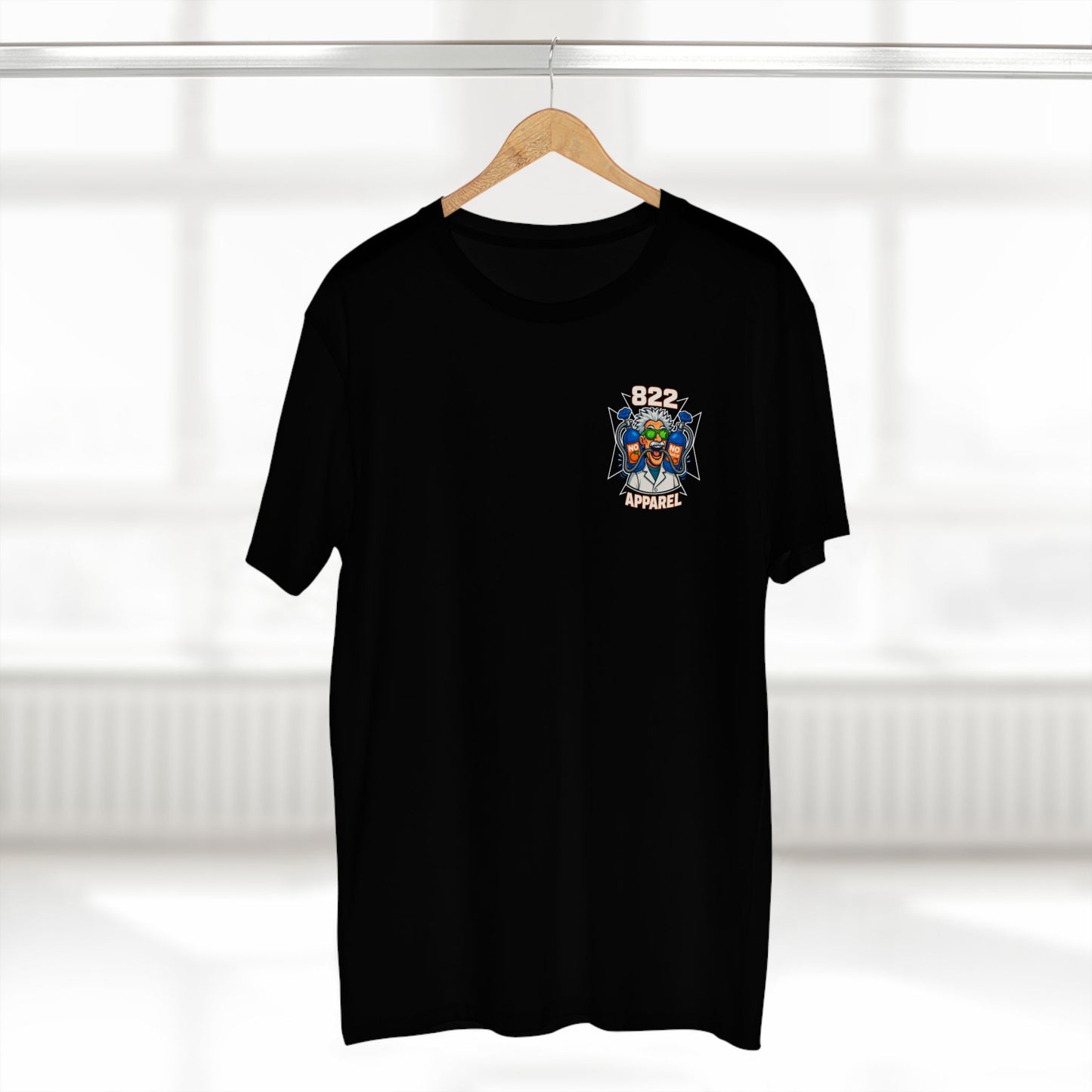 822 Apparel Scientist Graphic Tee — "No Rules" Streetwear T‑Shirt