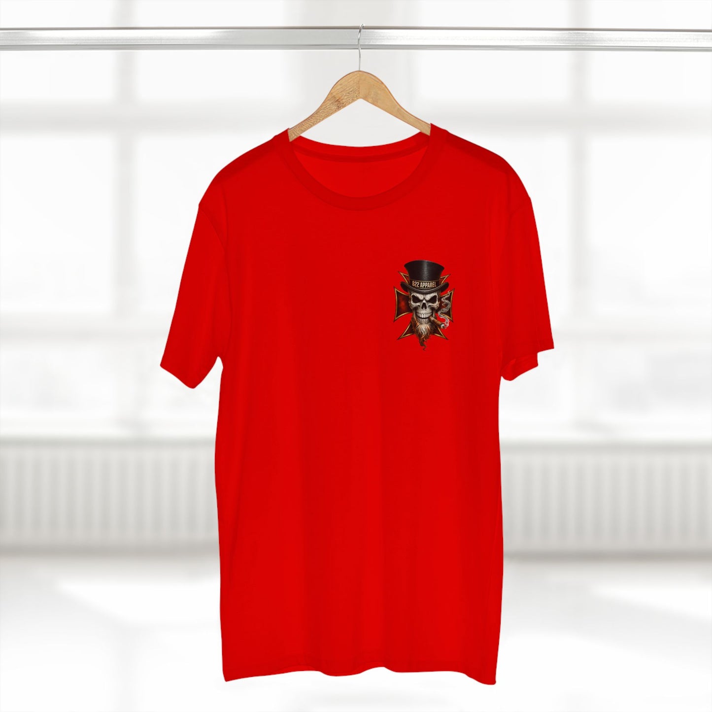 Skull Top Hat Tee — 822 Apparel Graphic T‑Shirt
