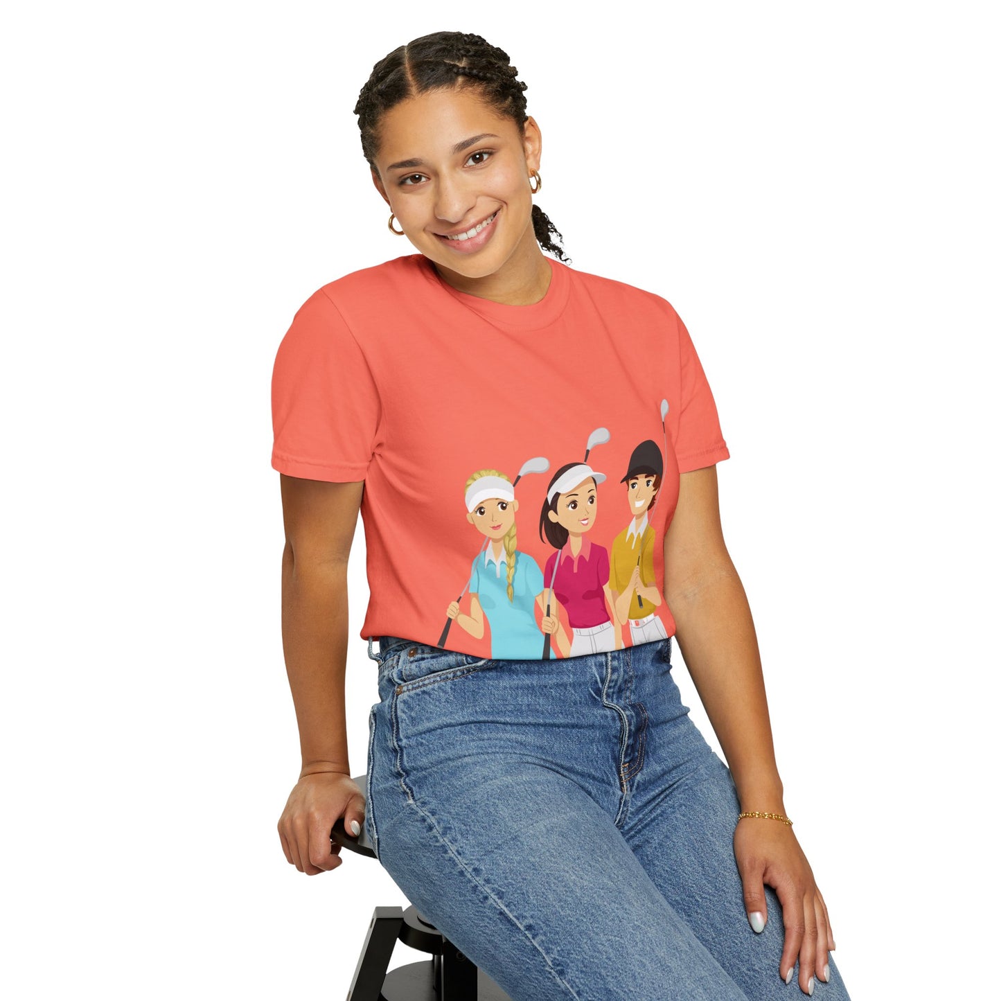 Women's Golf Vibes Garment-Dyed T-Shirt - Perfect for Golf Lovers!