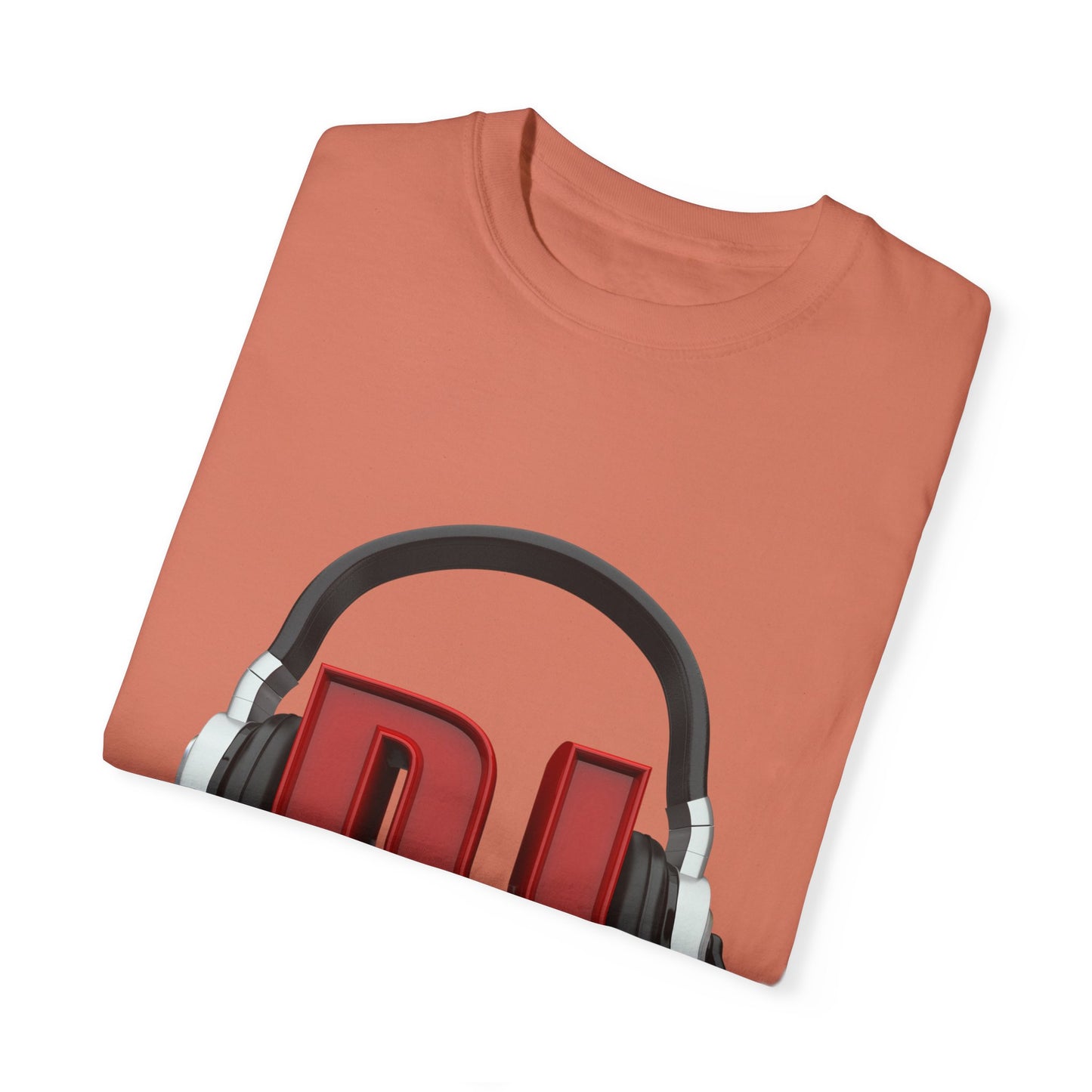 DJ Headset Graphic Unisex Garment-Dyed T-Shirt