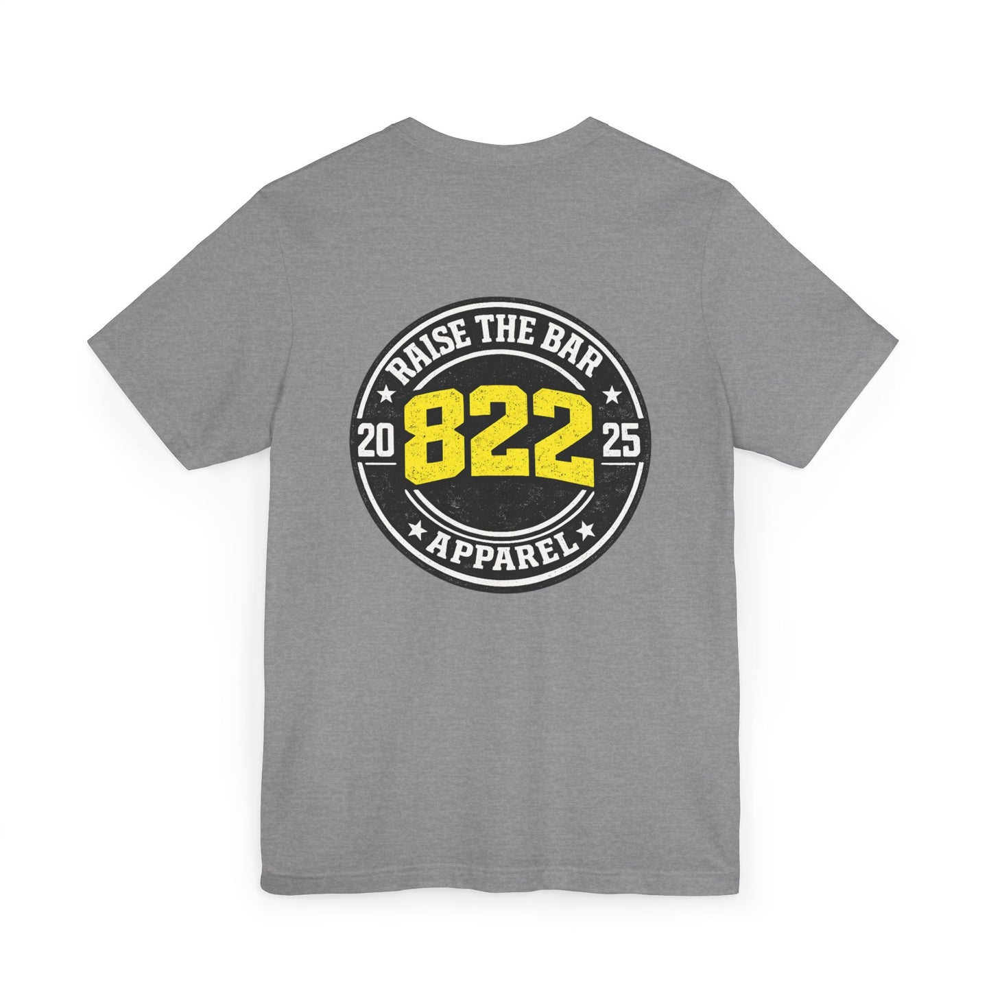 T-Shirt — 'Raise The Bar 822 Apparel' Vintage Athletic Logo Tee