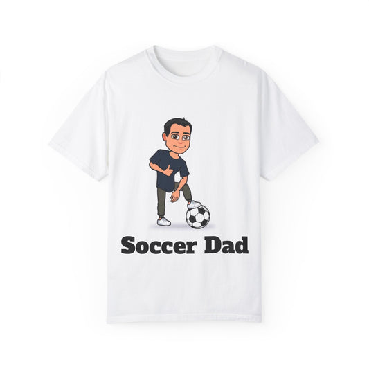 Soccer Dad T-Shirt - Unisex Garment-Dyed Tee for Soccer Fans