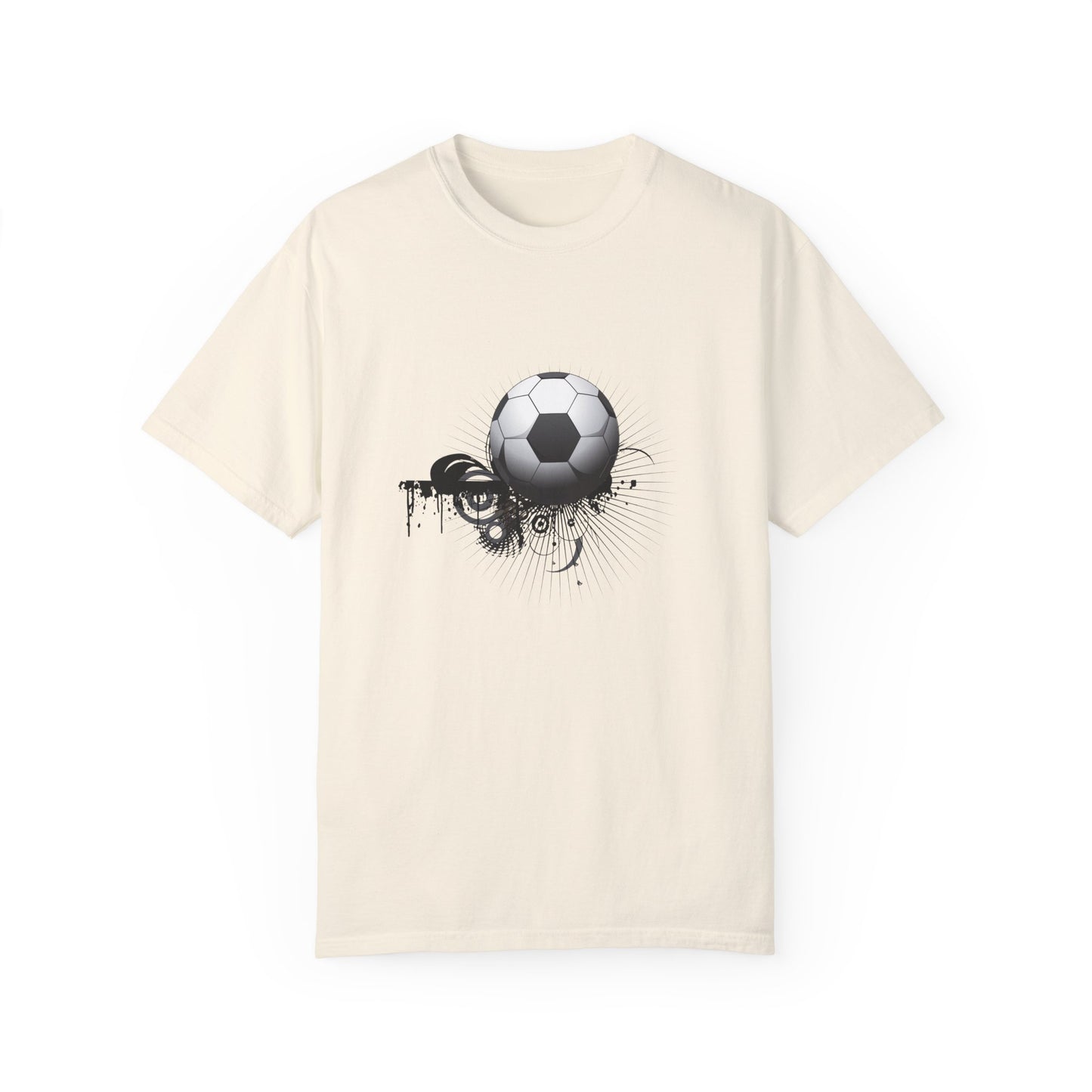 Soccer Vibes Unisex Garment-Dyed T-shirt - Ideal for Sports Lovers