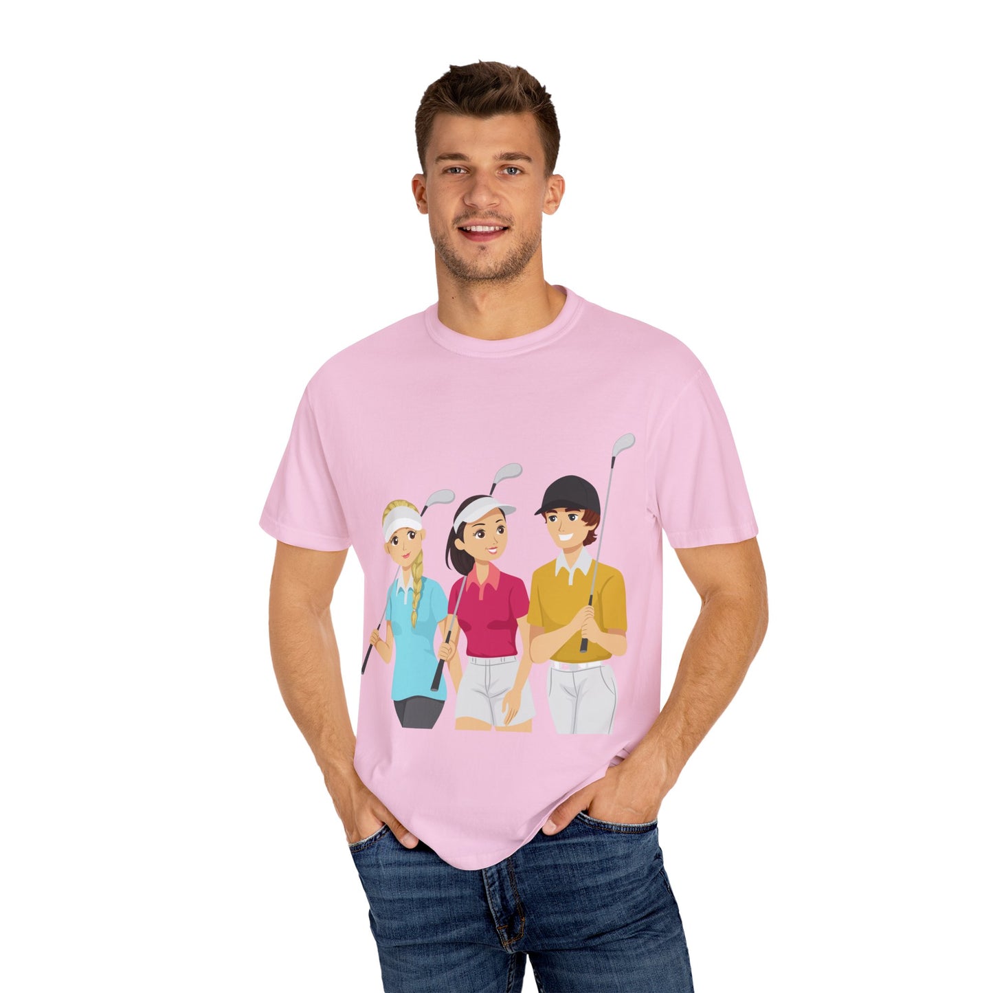 Women's Golf Vibes Garment-Dyed T-Shirt - Perfect for Golf Lovers!