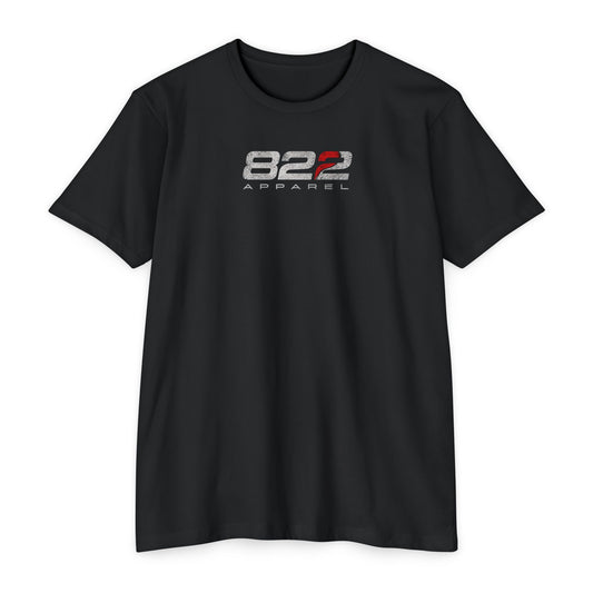 822 Apparel 'Built Different' T-Shirt — Distressed Flag Graphic Tee