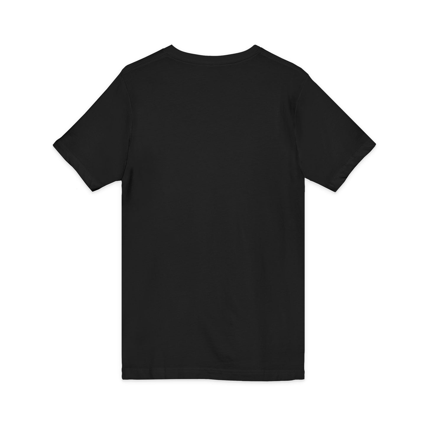 V-Neck Tee “Eight Twenty-Two” Script — Minimal Rose Gold Date Shirt