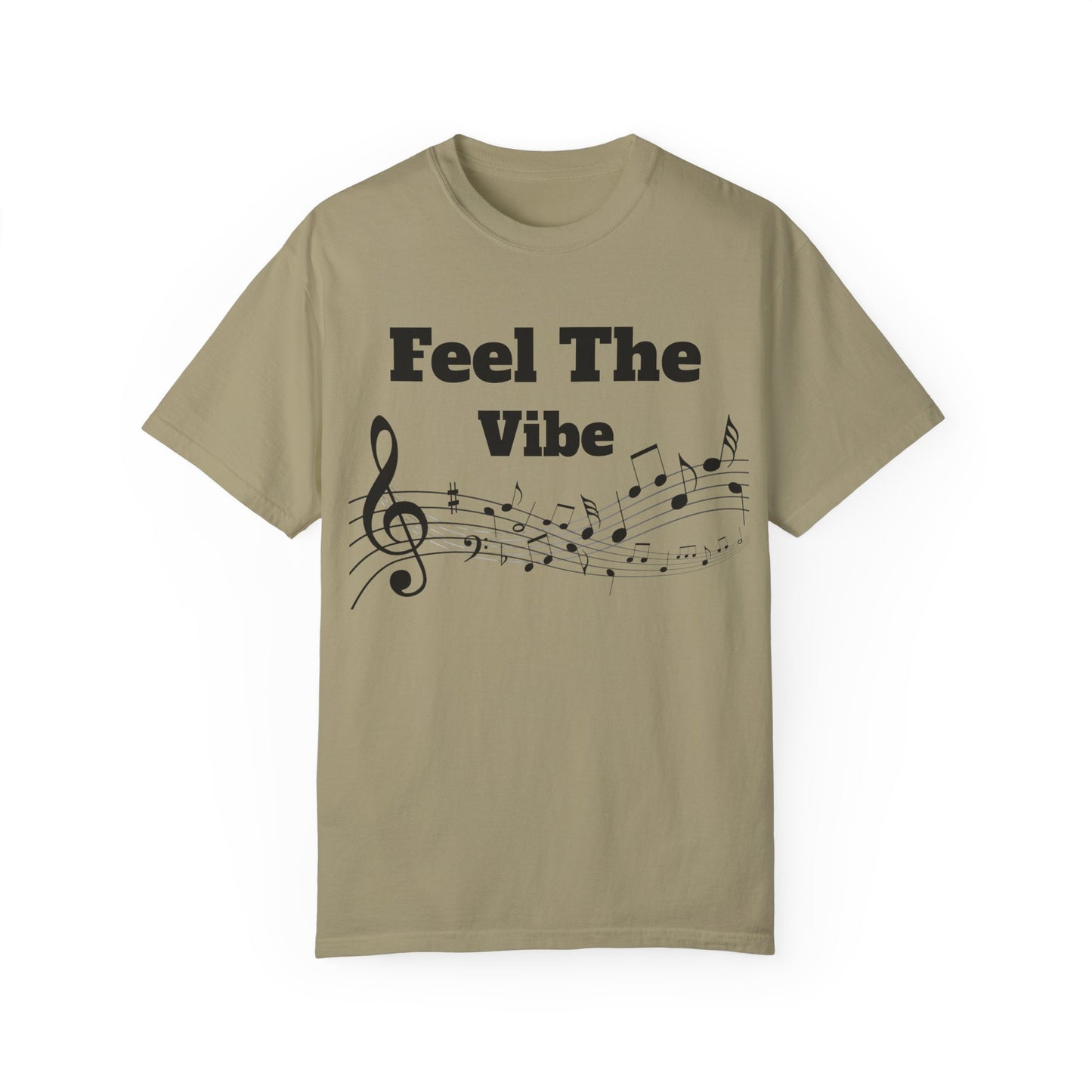 Feel The Bass Unisex Garment-Dyed T-Shirt | Music Lovers Tee